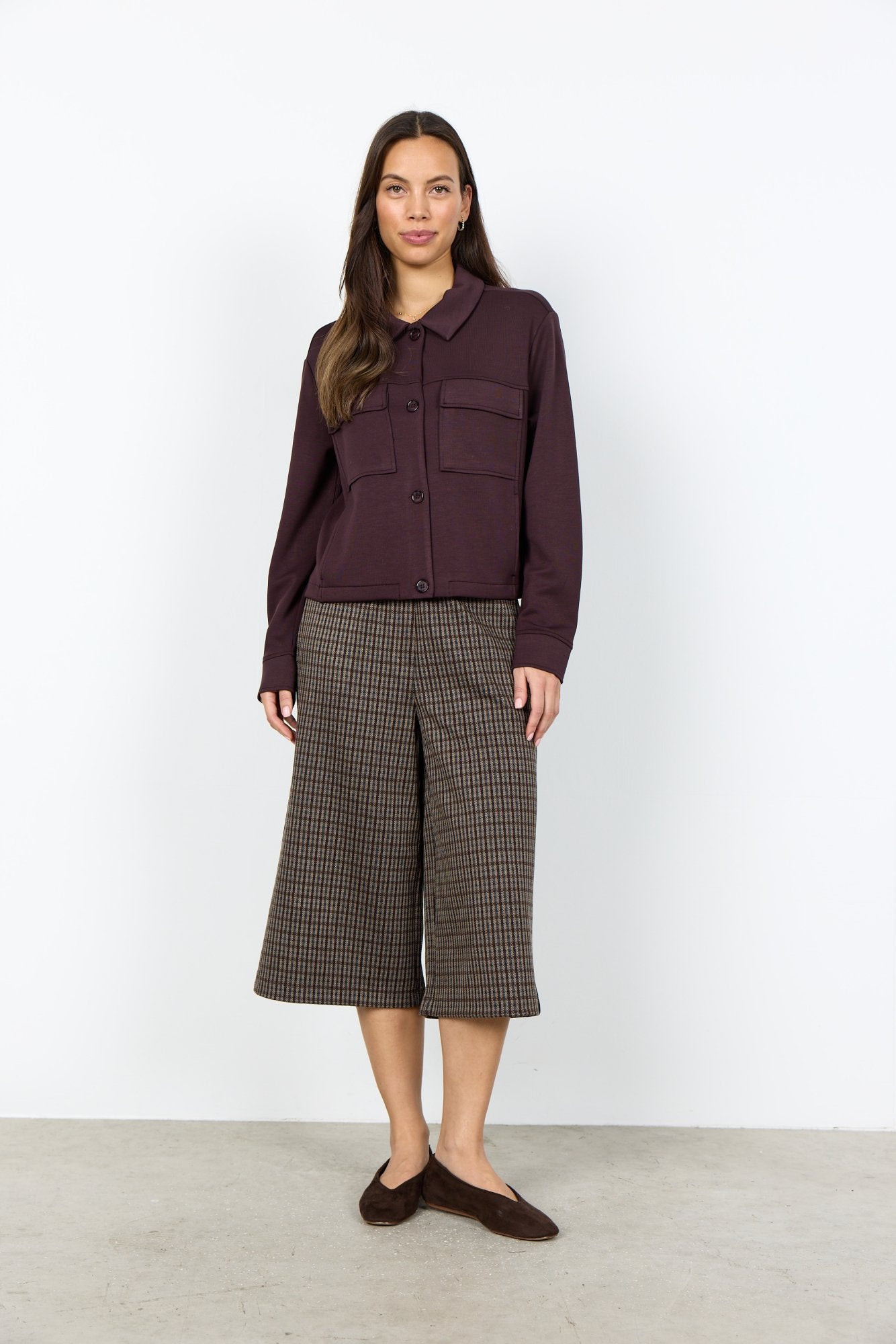 Soya Concept Damen Jacken Chocolate Plum
