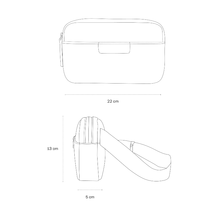 Kapten & Son Handtasche Bergen Crossbody Sandstone