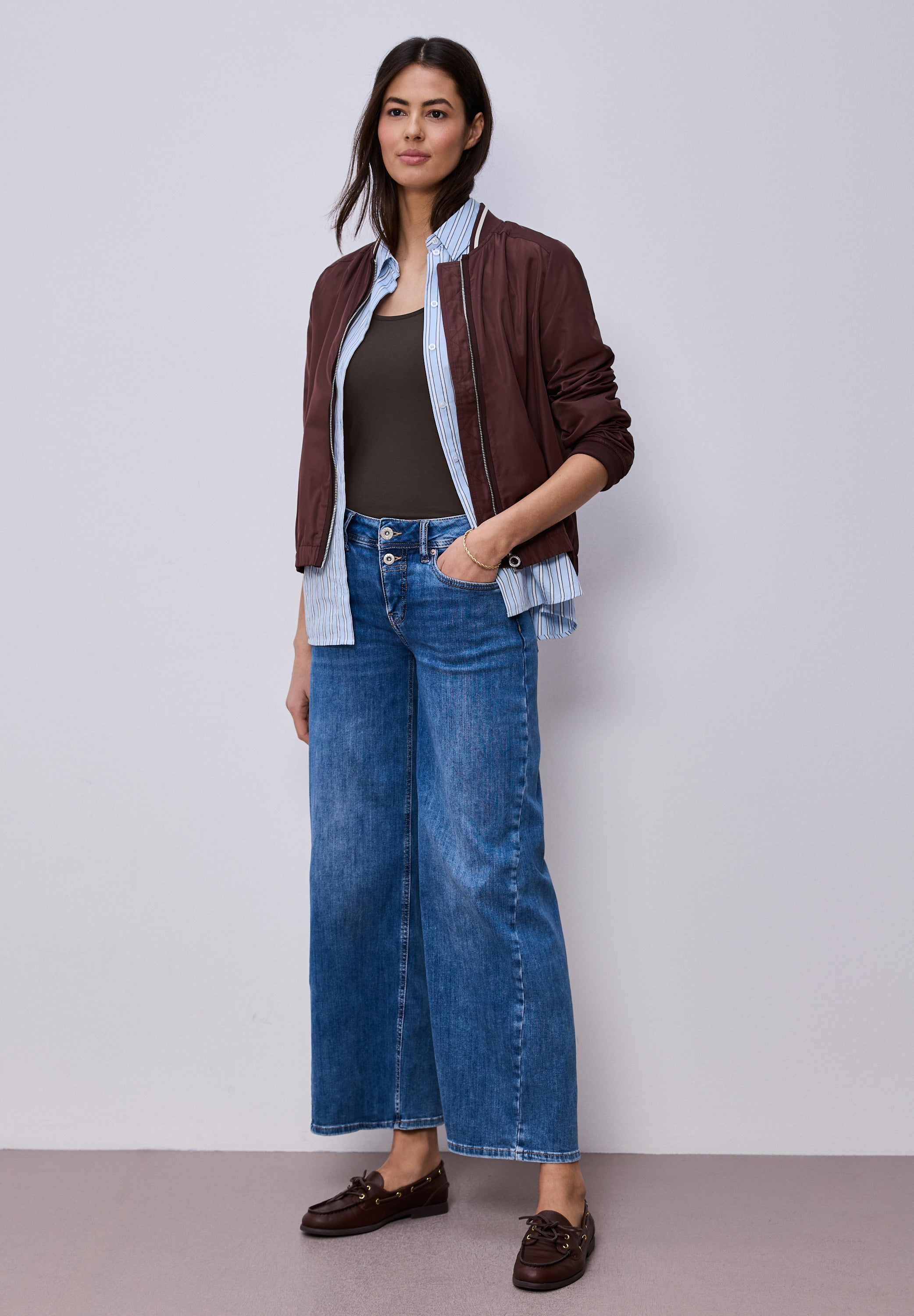 Street One Damen T-Shirts  Espresso
