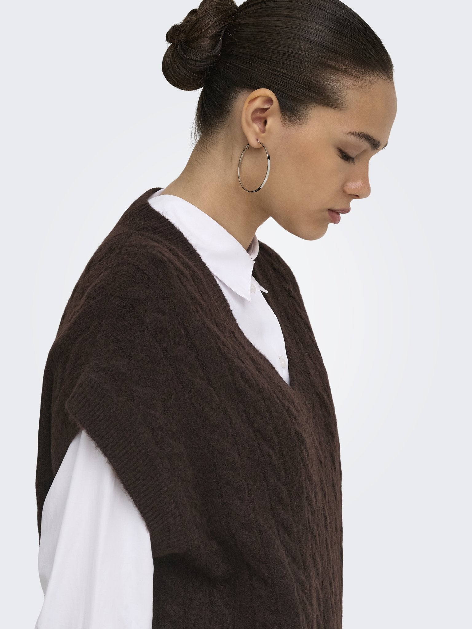 only Damen Pullover Coffee Bean/Mel