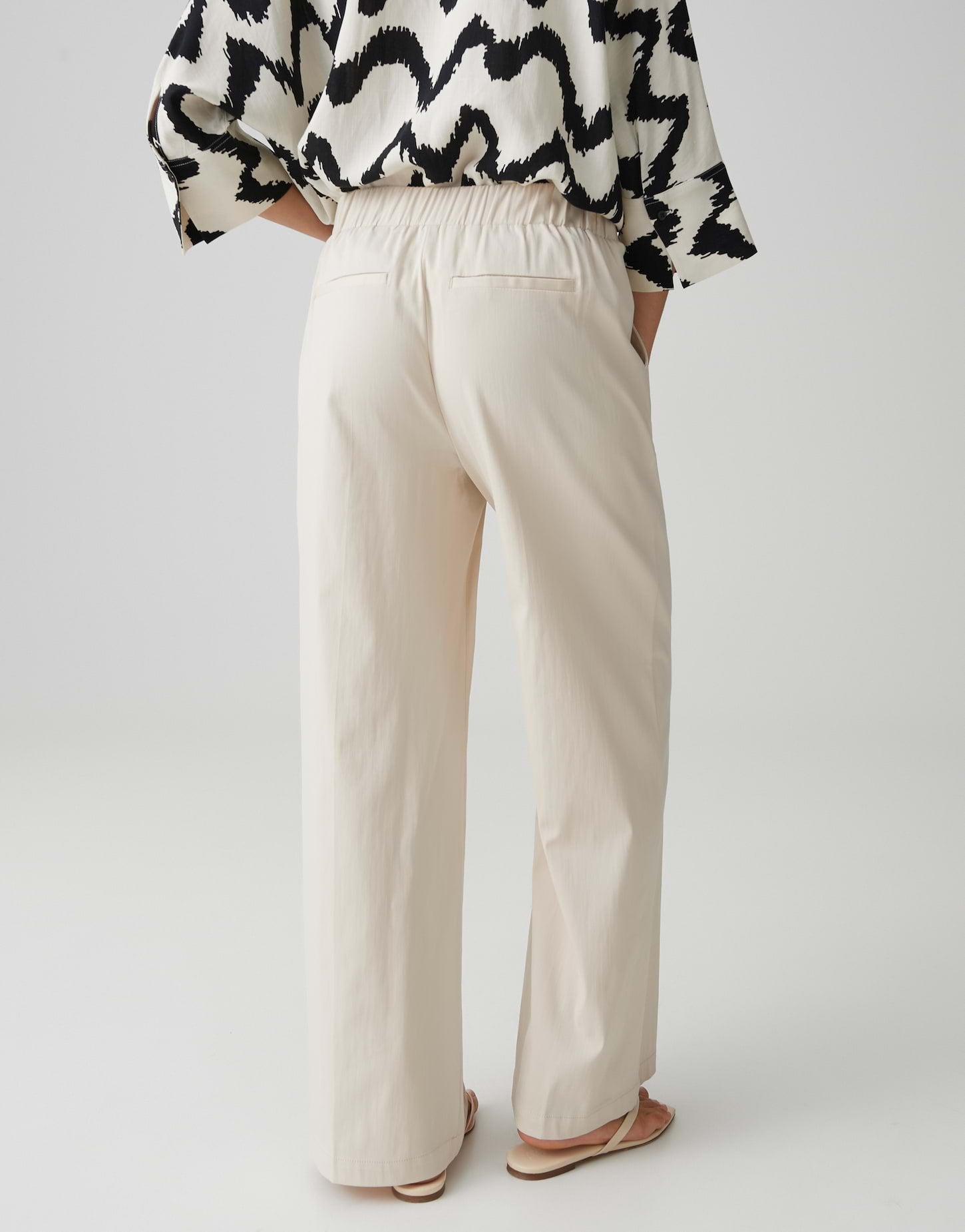 Opus Pants Damen Hosen Natural G