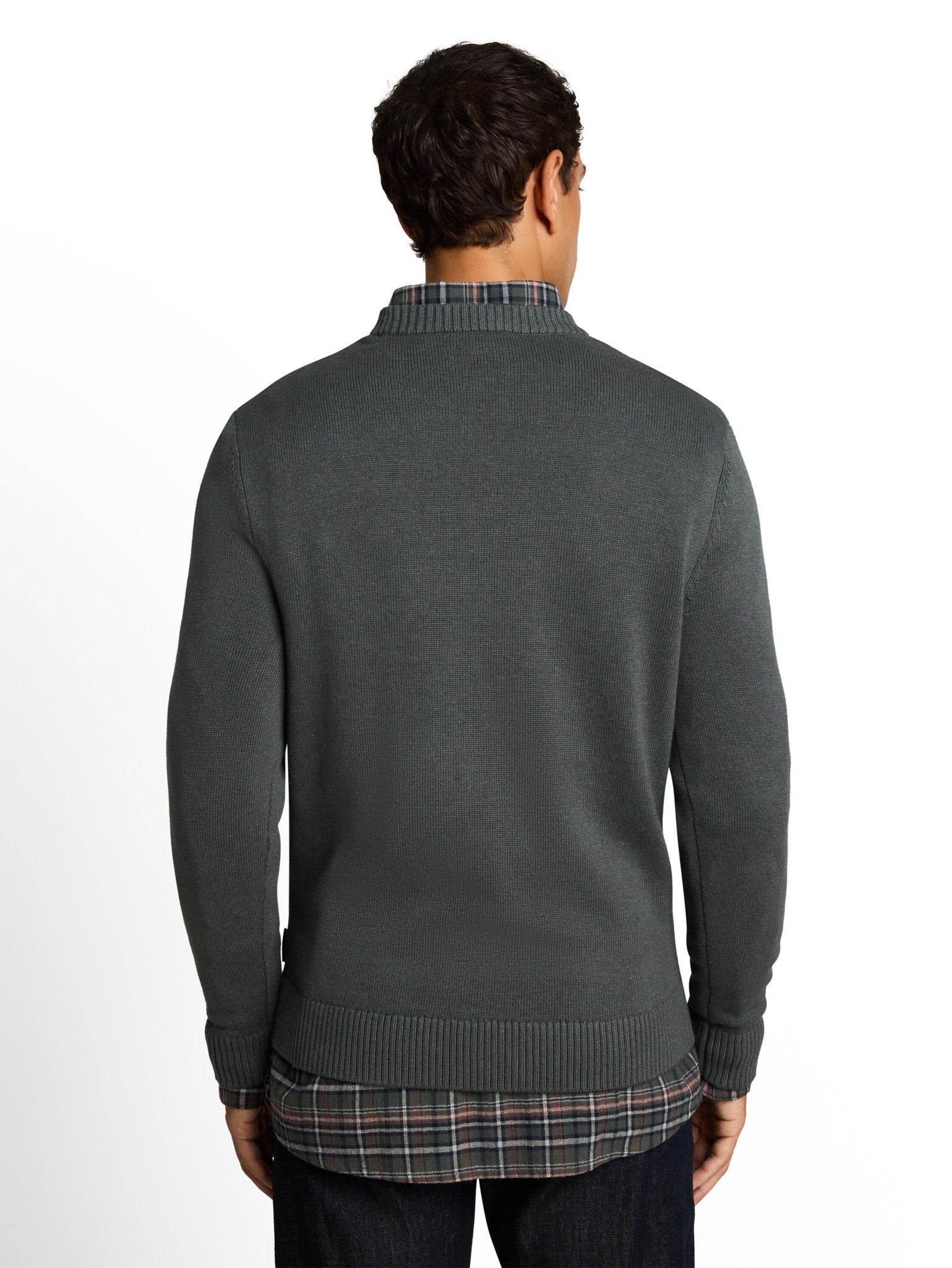Tom Tailor Herren Pullover Darkest Olive M