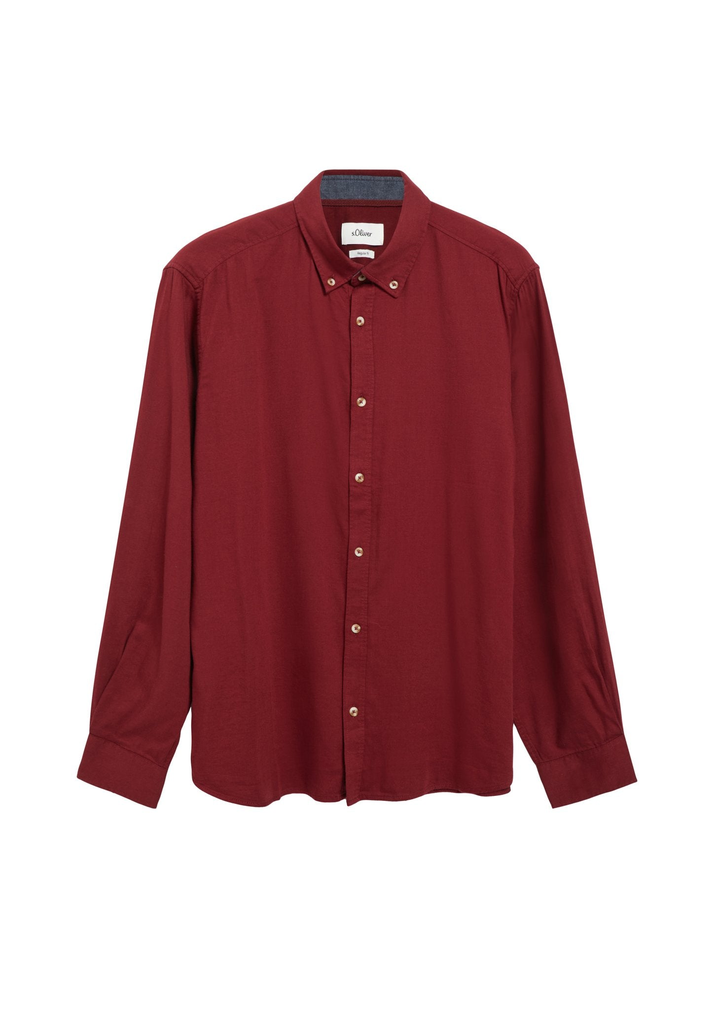S. Oliver red Herren Hemden lang  Red