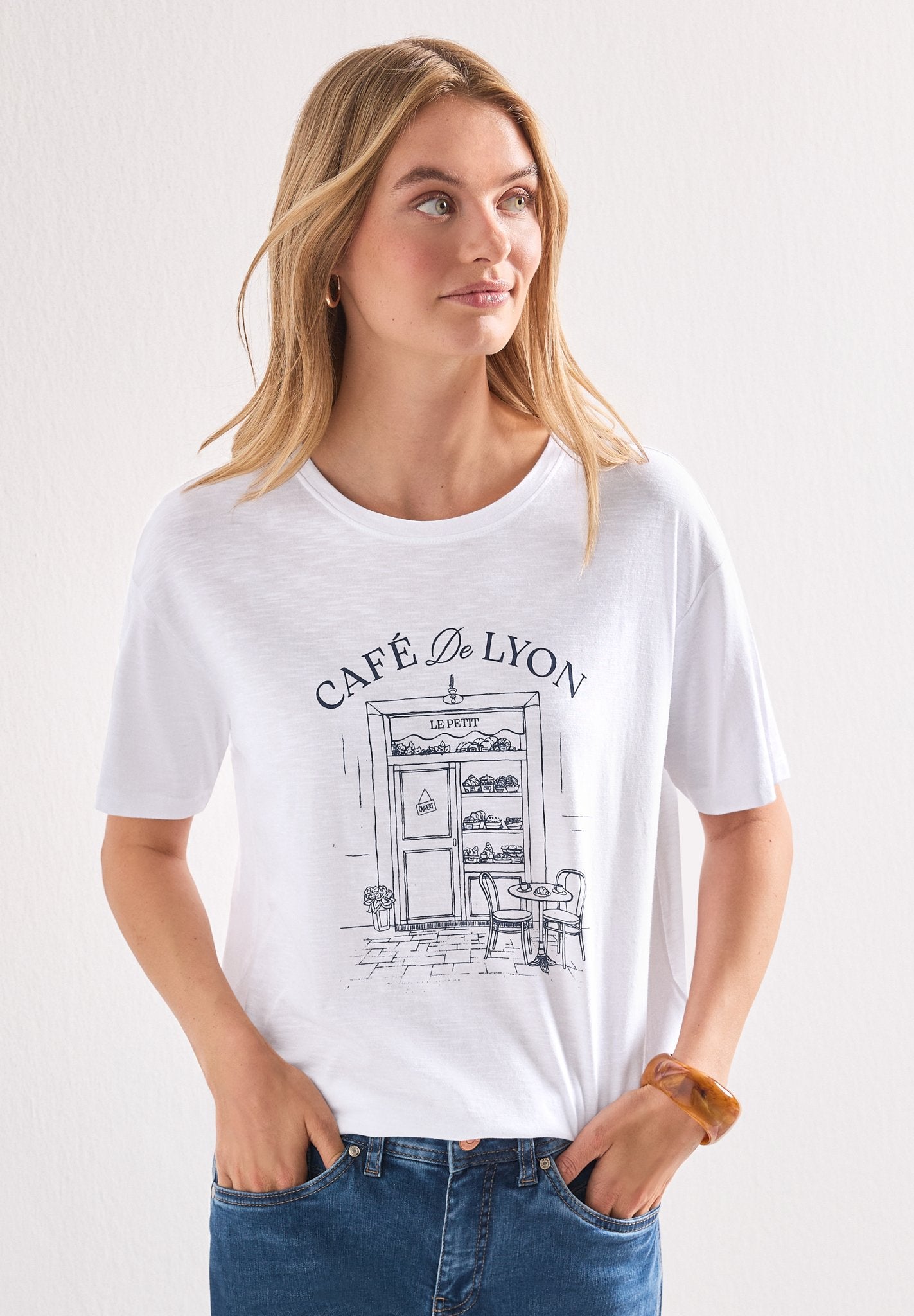 Street One Damen T-Shirts  White