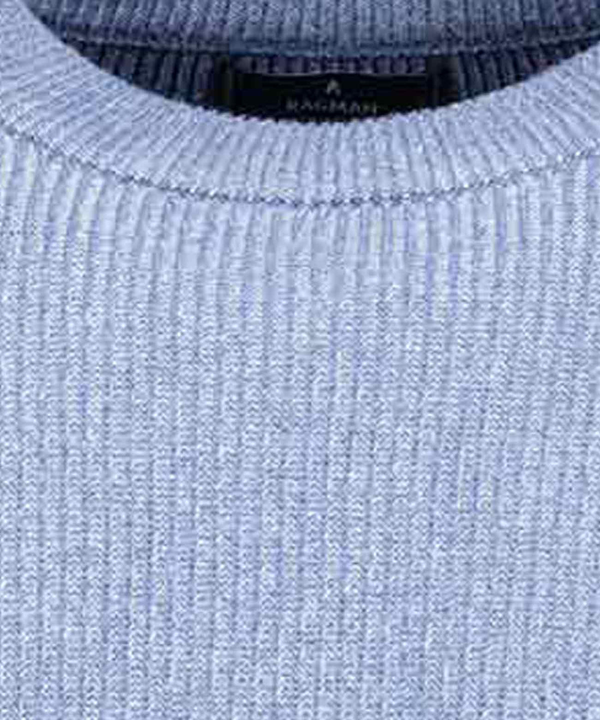 Ragman Herren Pullover Mittelblau