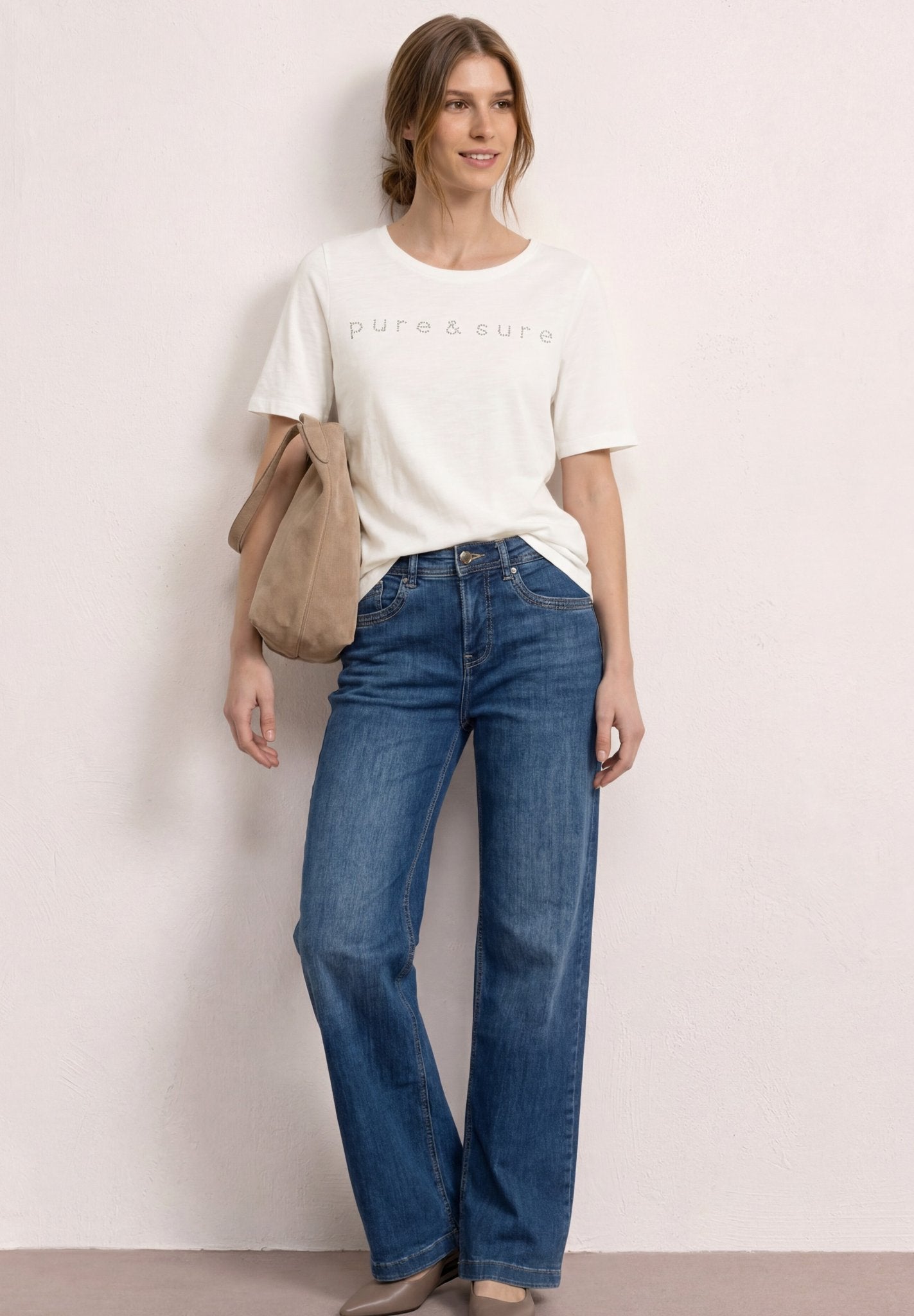 Street One Damen T-Shirts  Off White