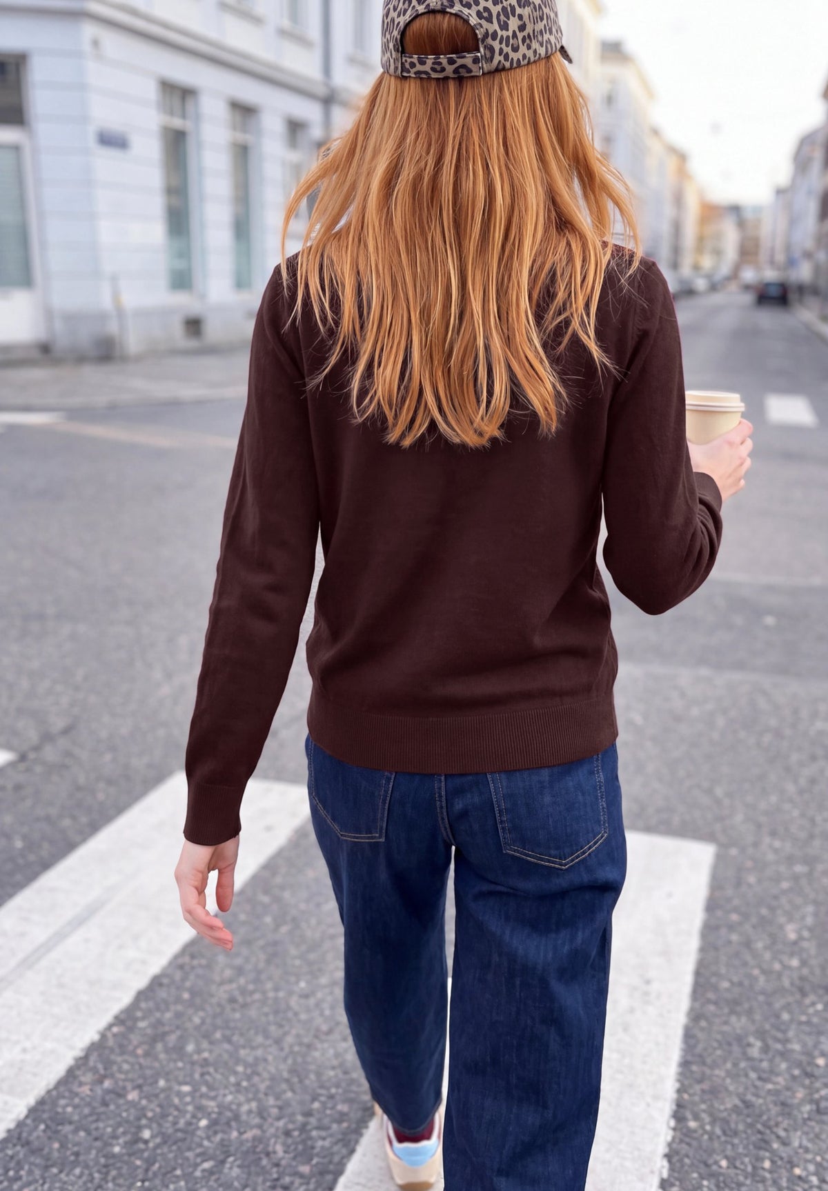 Street One Studio Damen Pullover  Russet Re