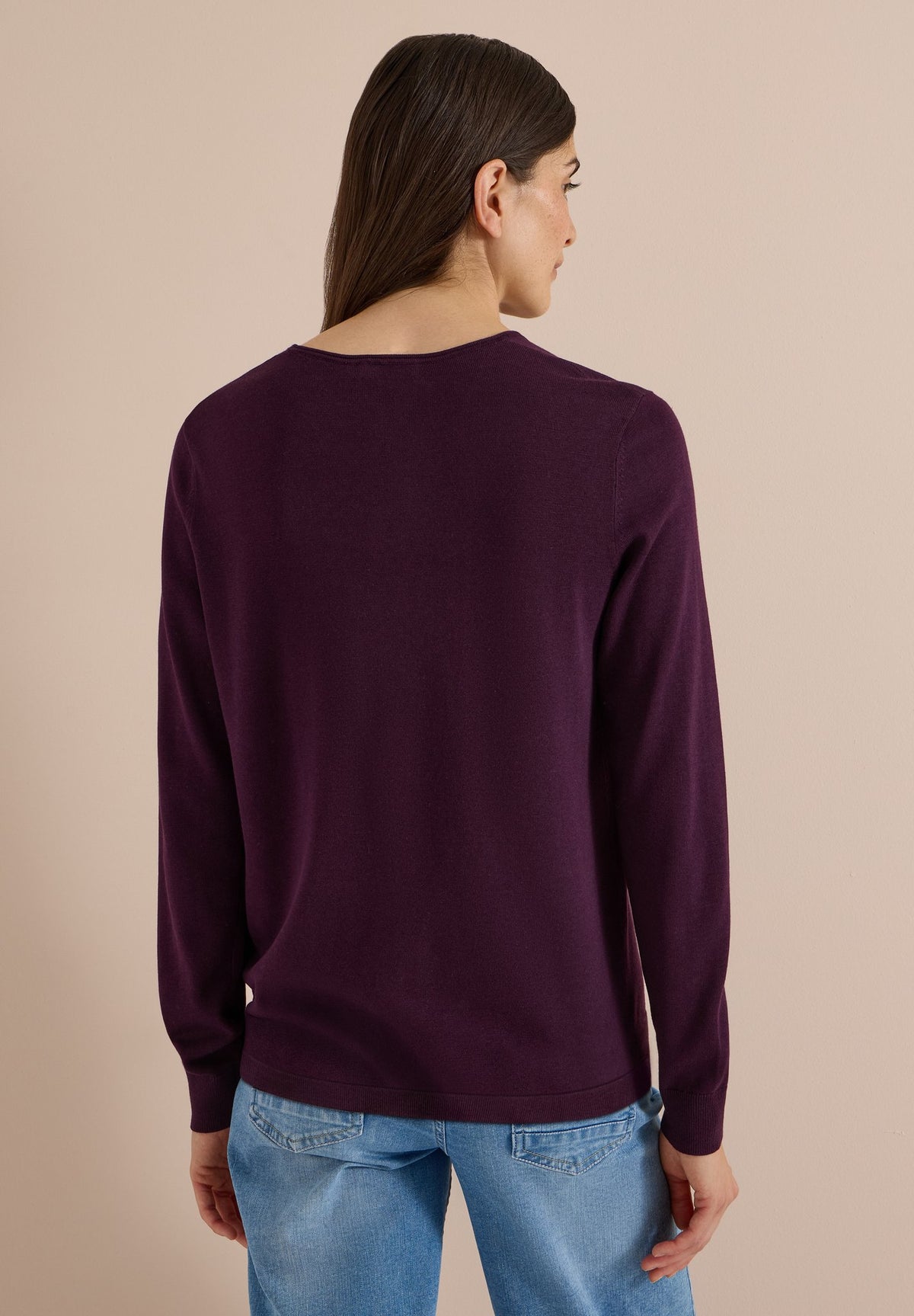 Cecil Damen Pullover Eggplant