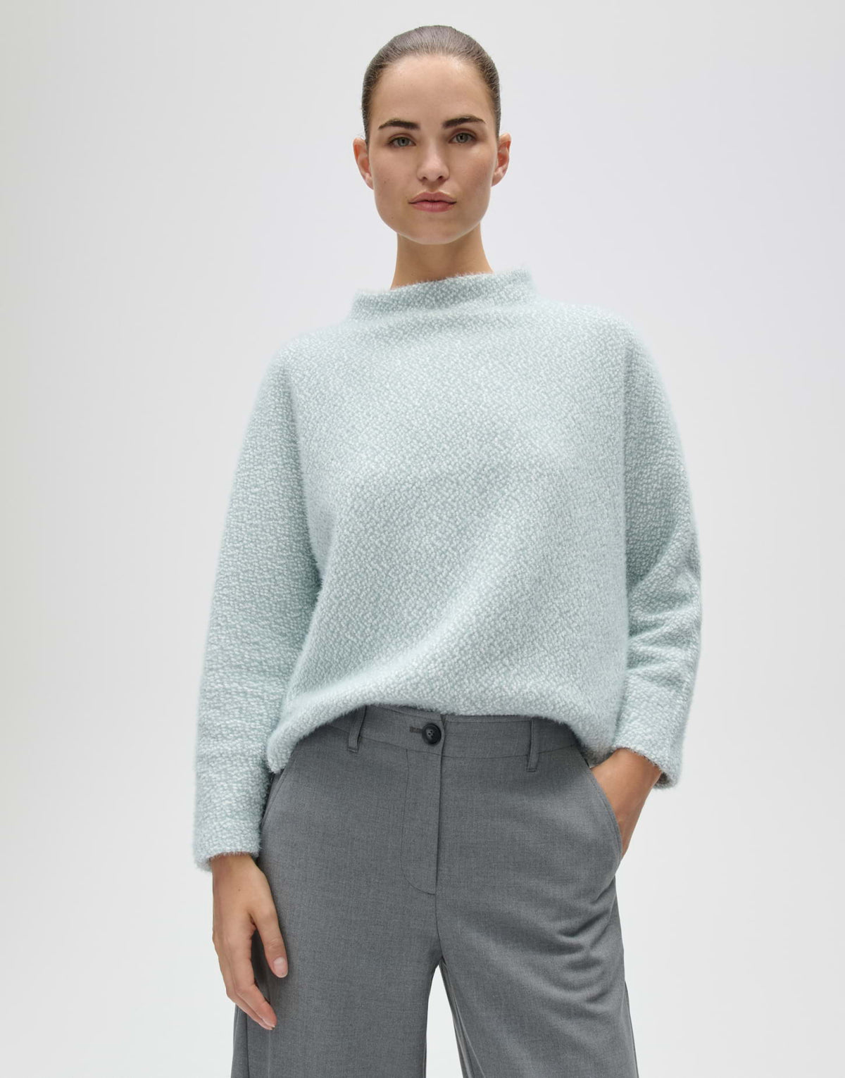 Opus Damen Sweatshirts Dusty Aqua