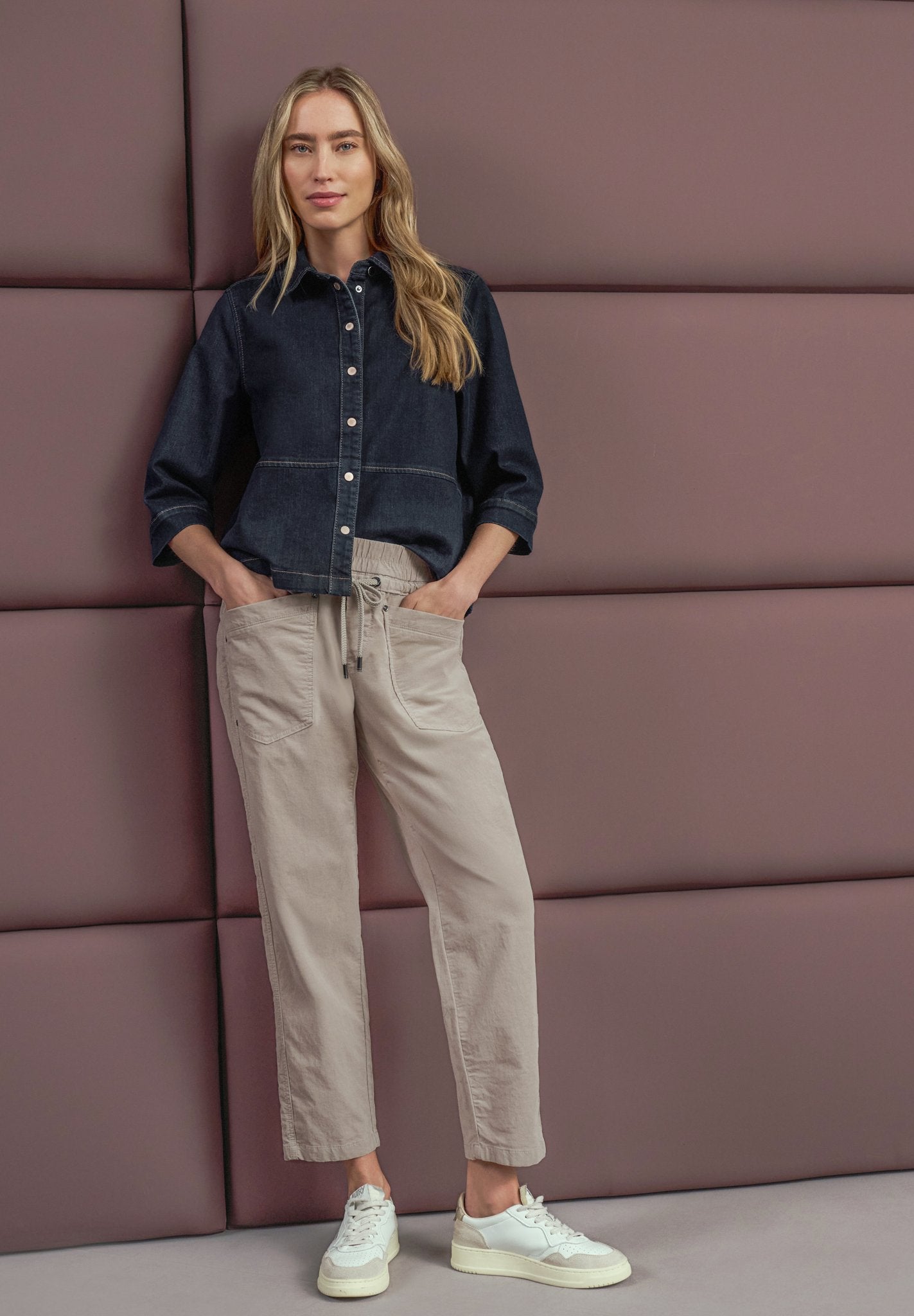 Street One Damen Hosen  Fading Sa