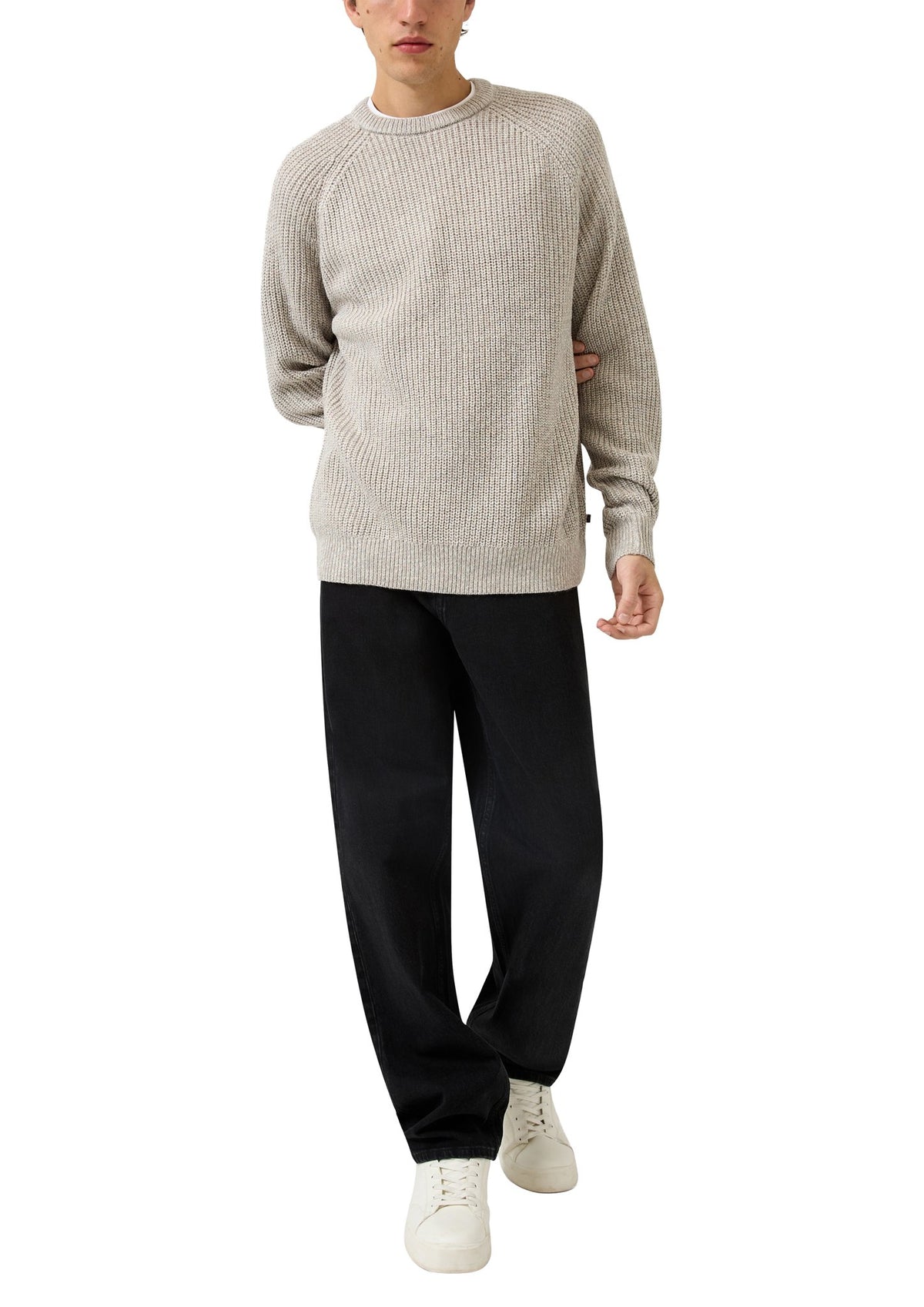 QS by S.Oliver Herren Pullover W Brown