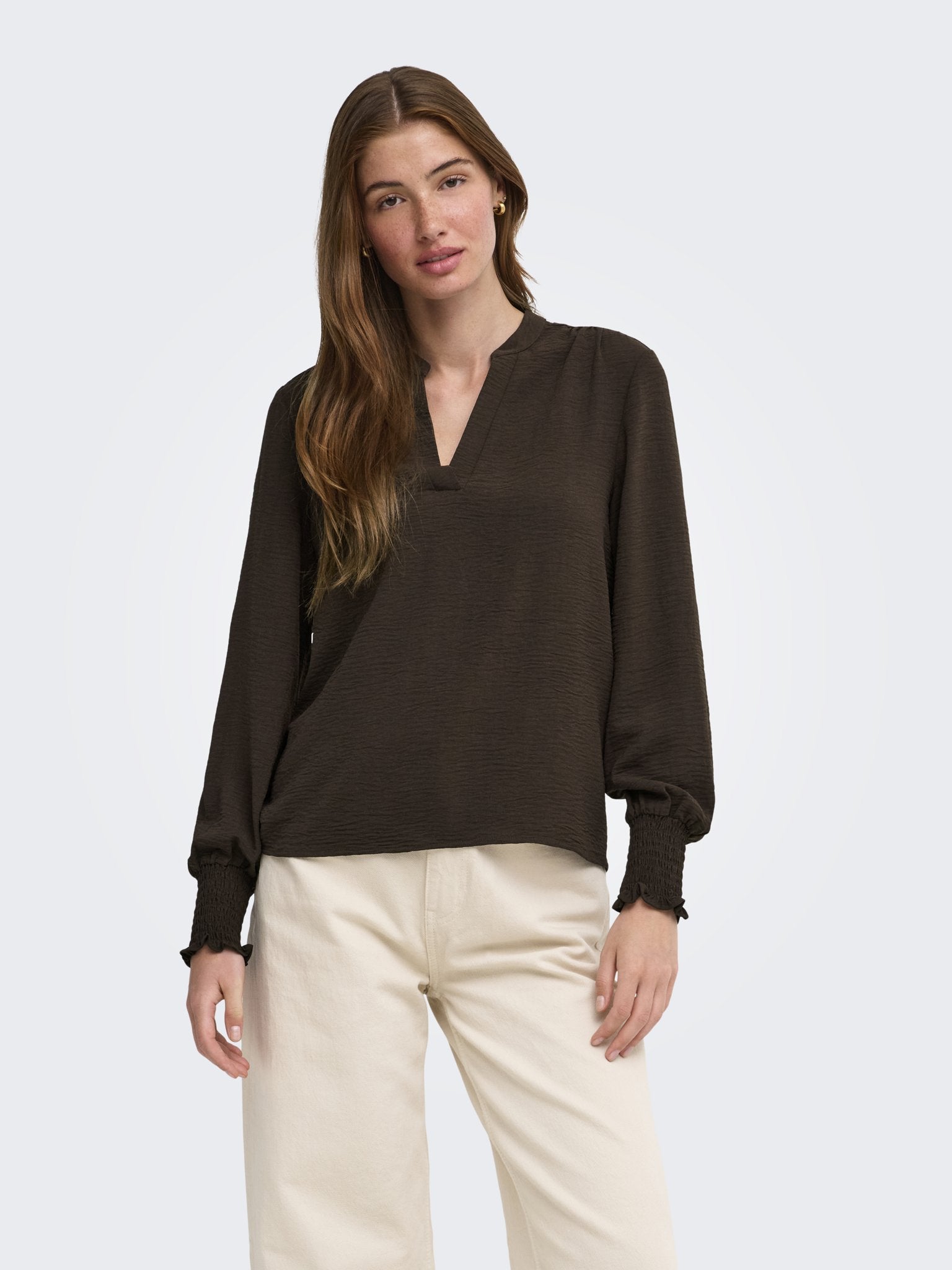 only Damen Tops Coffee Bean