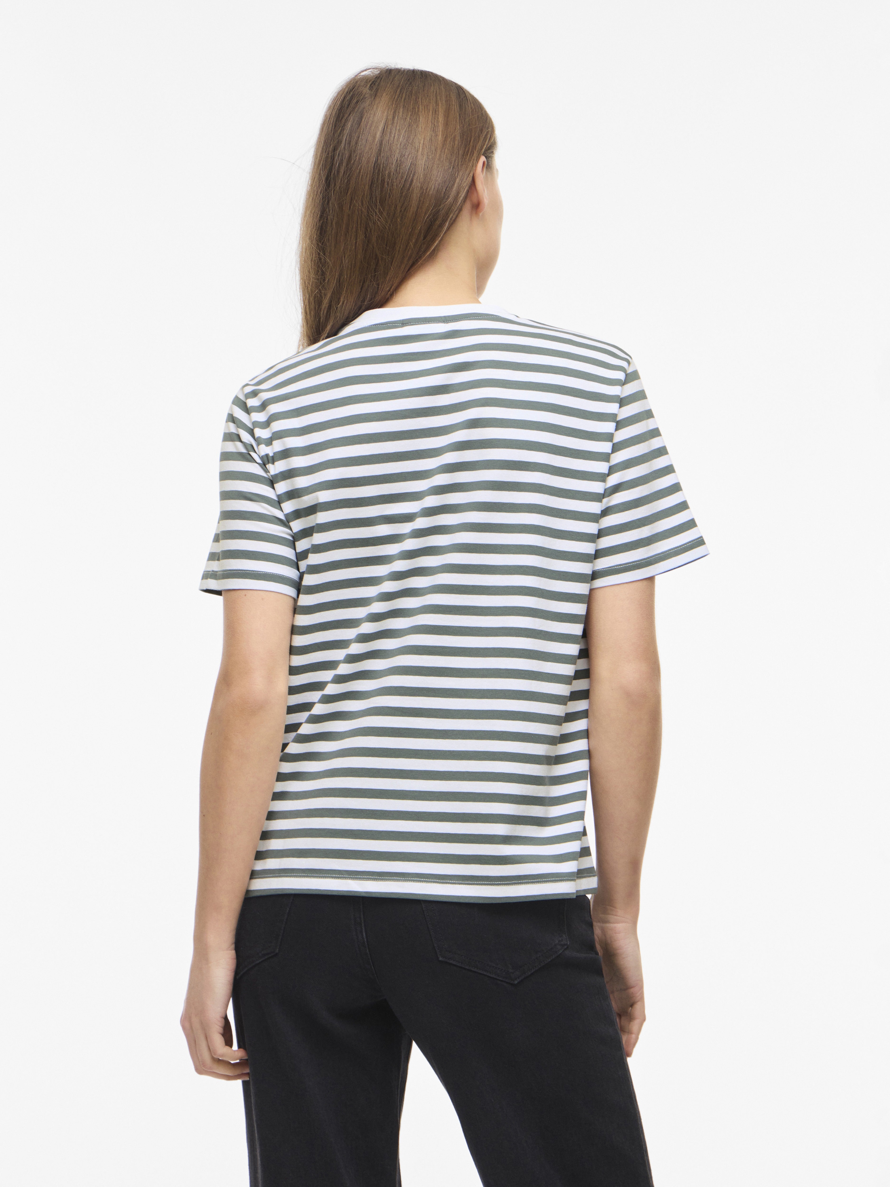 Vila Damen T-Shirts Balsam Green/Op