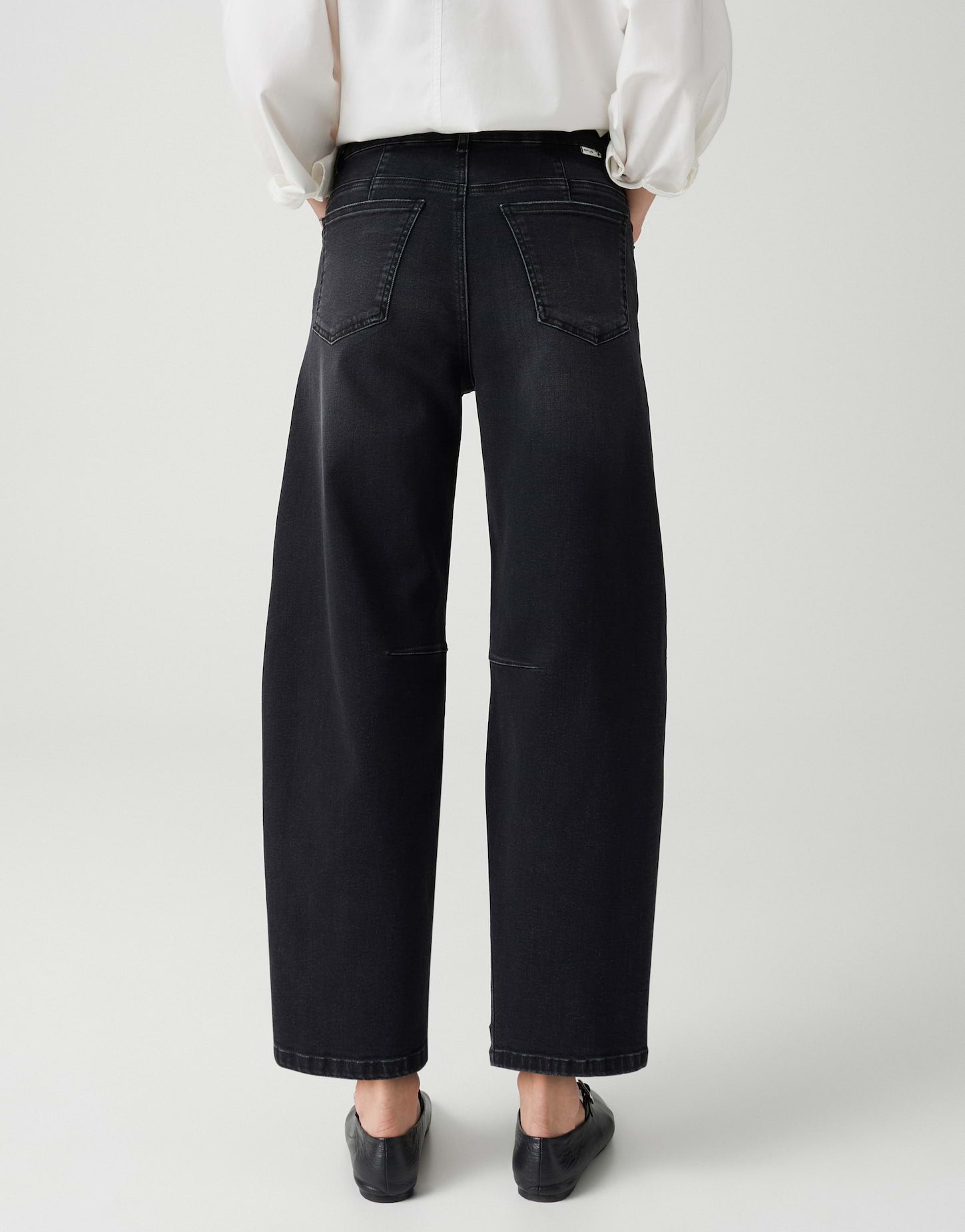 Opus Damen Jeans Dark Grey