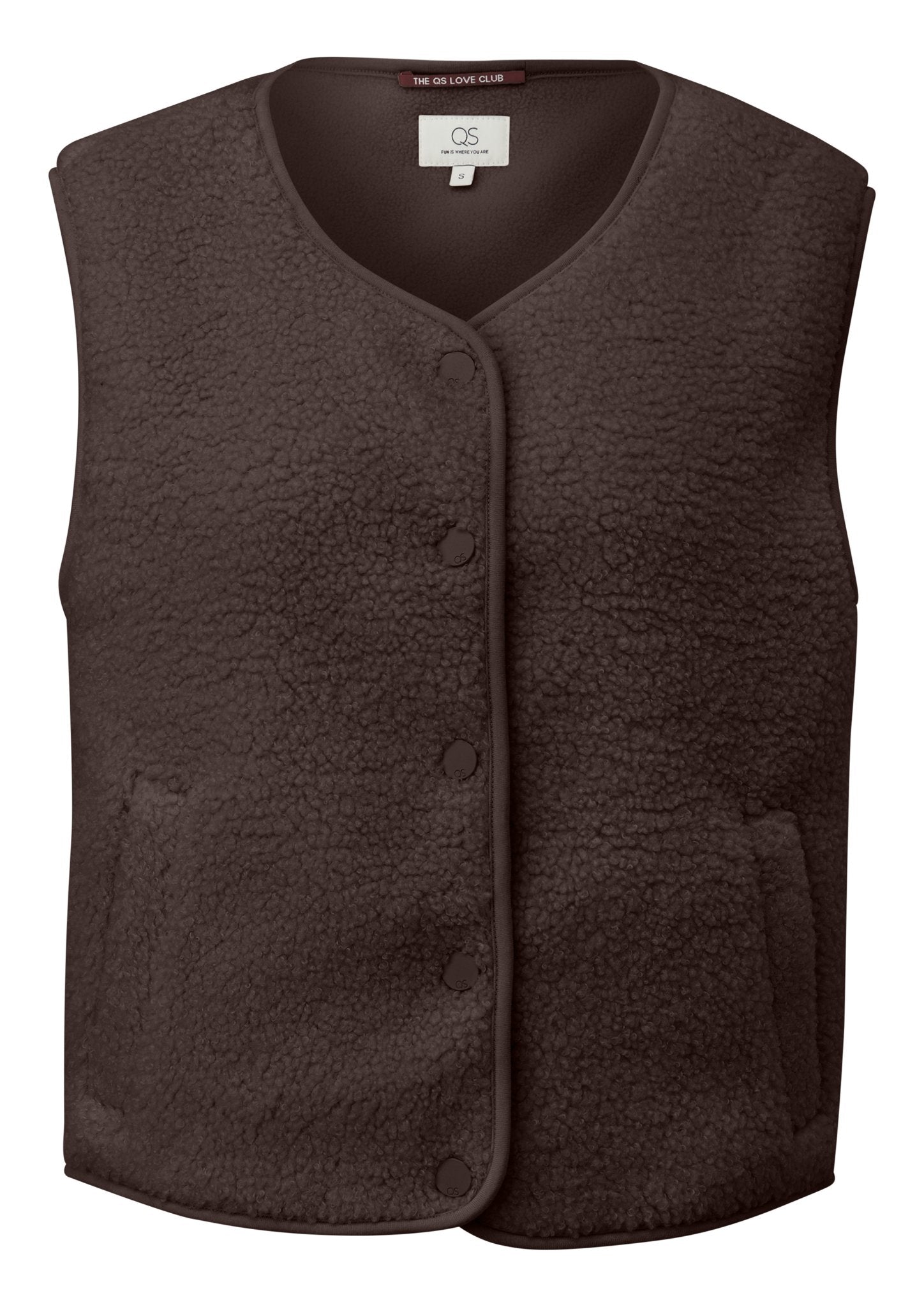 QS by S.Oliver Damen T-Shirts  Brown