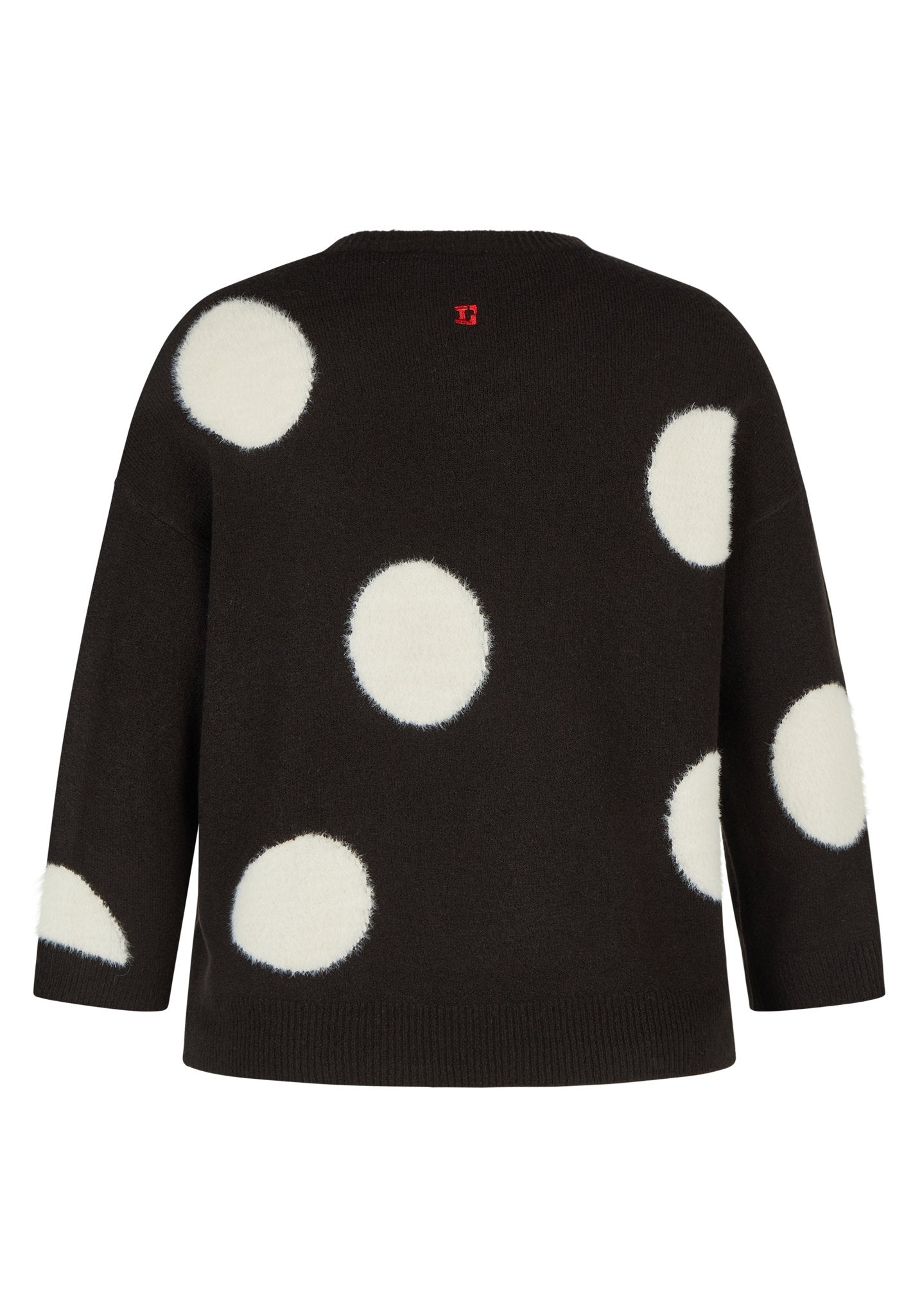 Le Comte Damen Pullover Schwarz