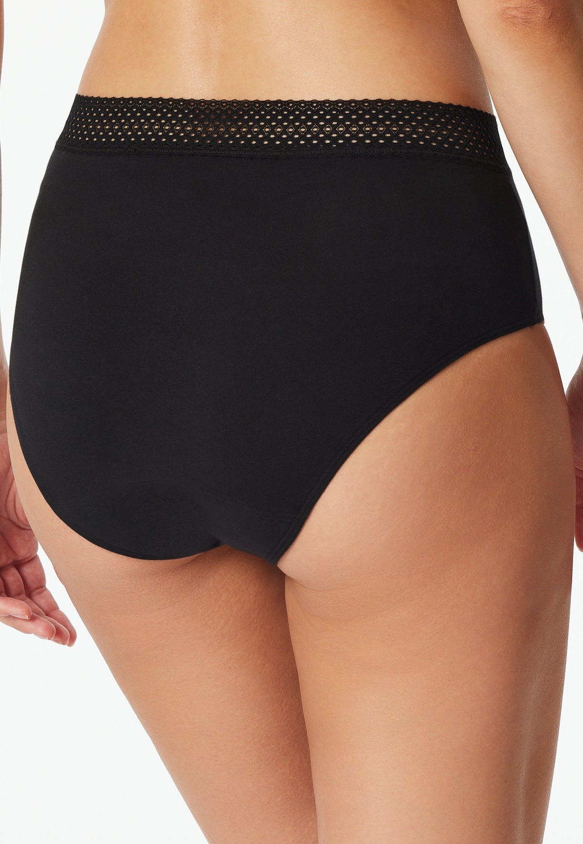Schiesser Slip Schwarz