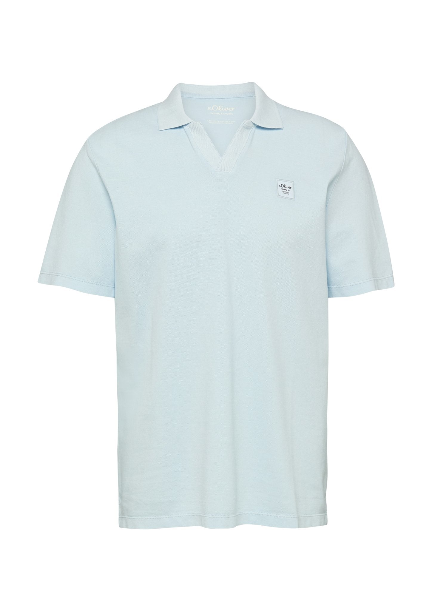 S. Oliver red Herren Polo-Shirts Blue