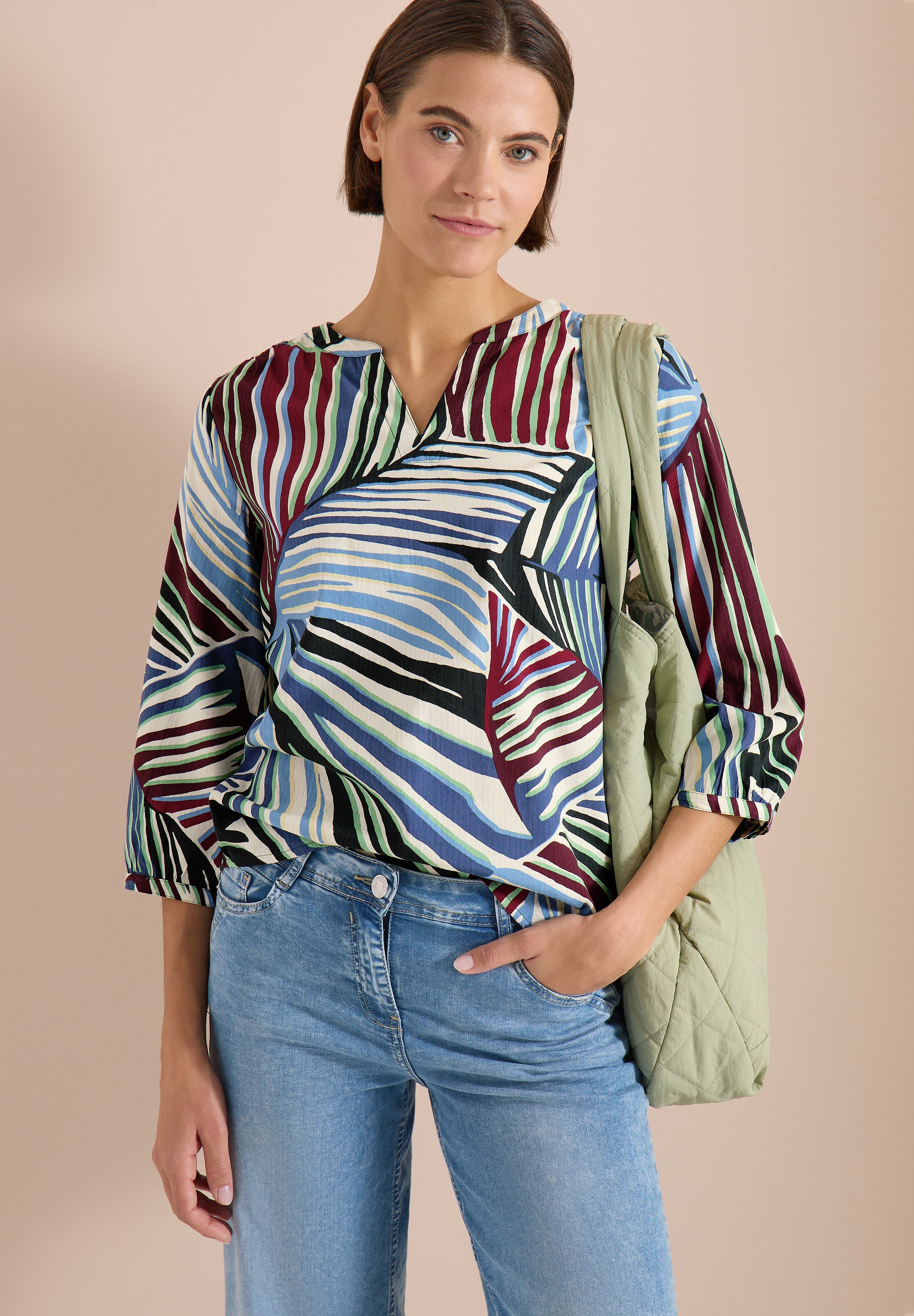 Cecil Damen Blusen  Palm Bree