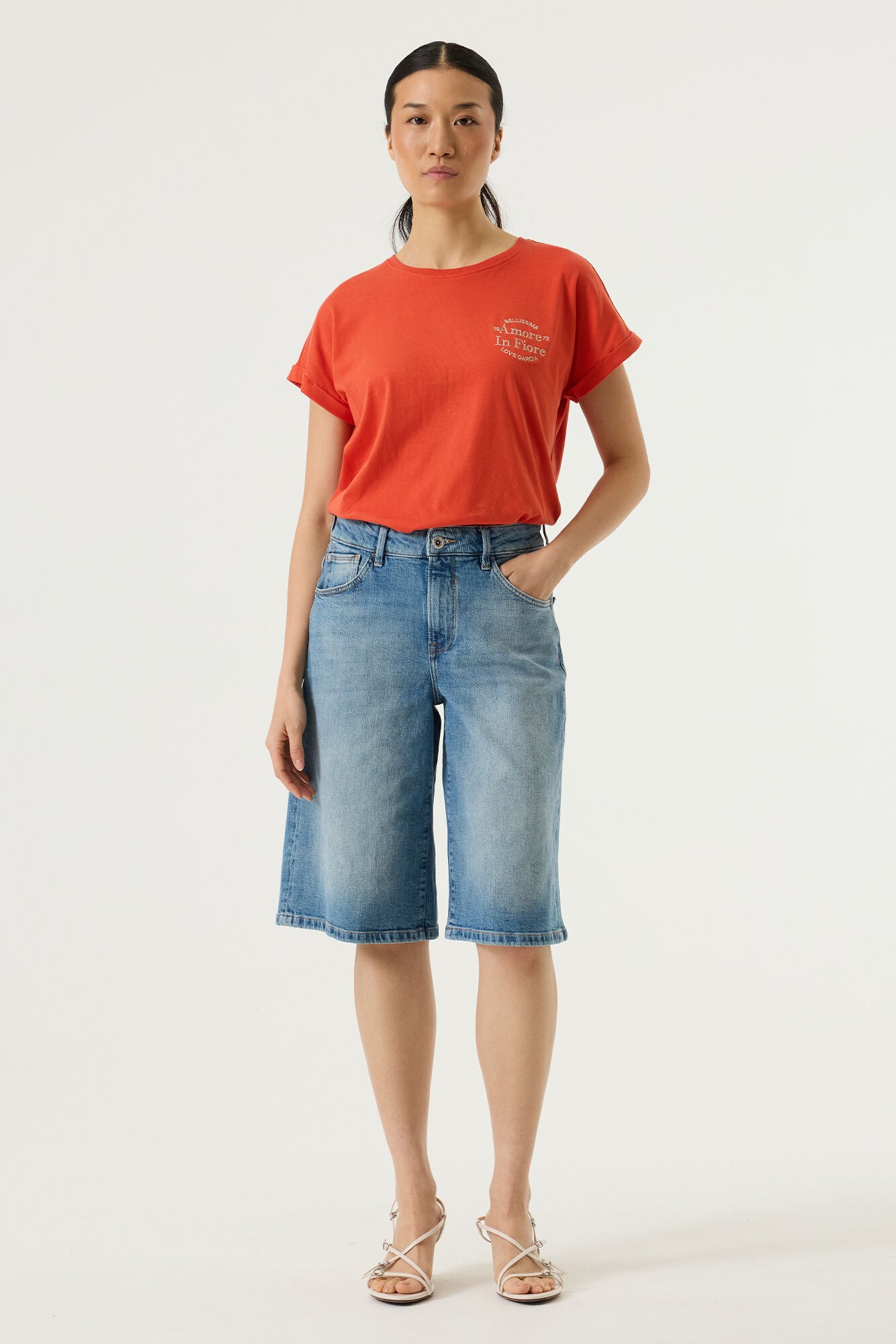 Garcia Damen T-Shirts Paprika