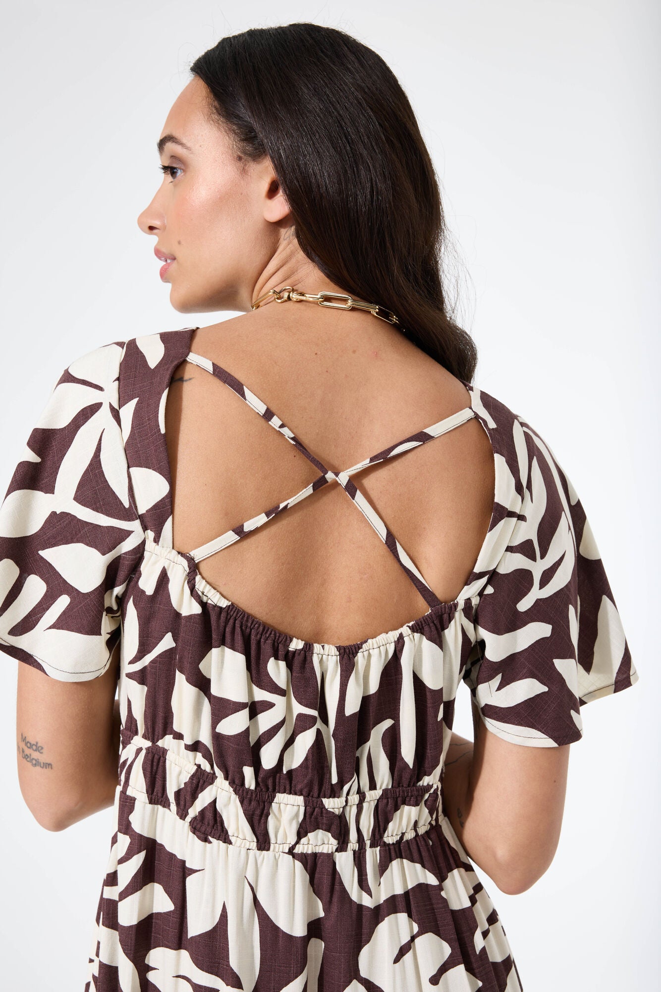 Garcia Damen Kleider Earth Brown