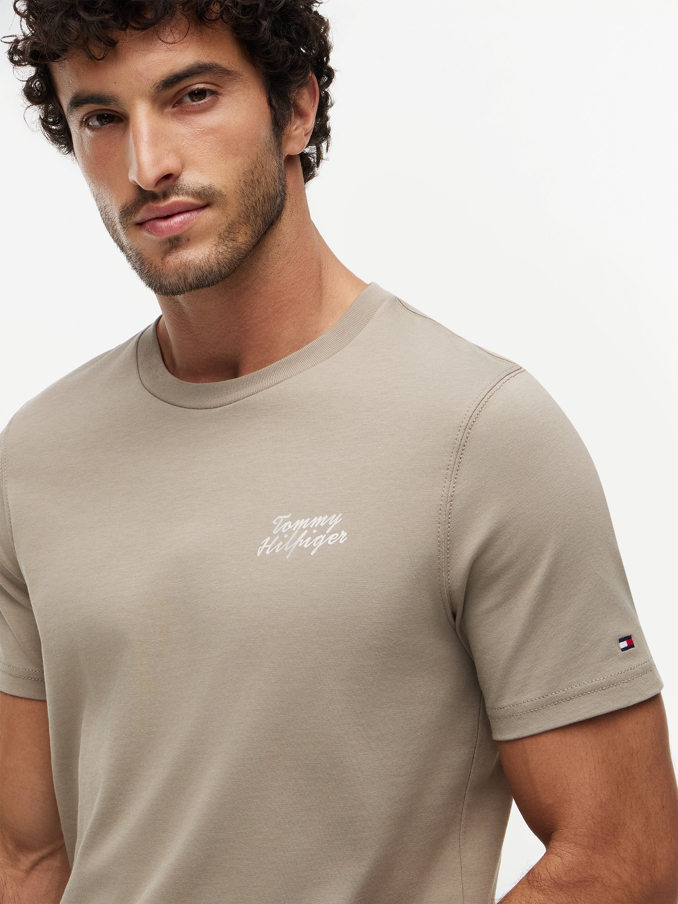 Tommy Hilfiger Herren T-Shirts kurz M Green