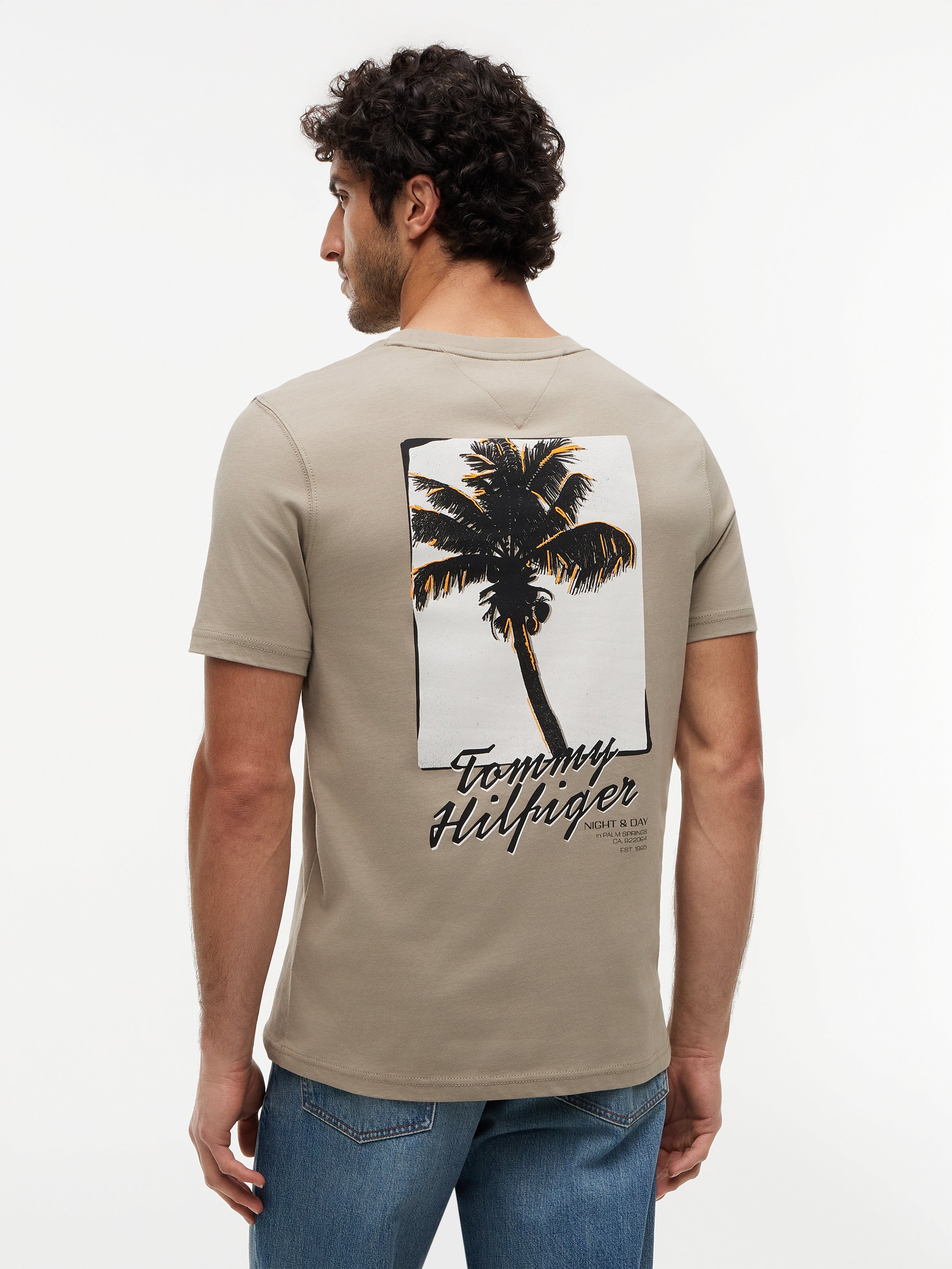 Tommy Hilfiger Herren T-Shirts kurz M Green