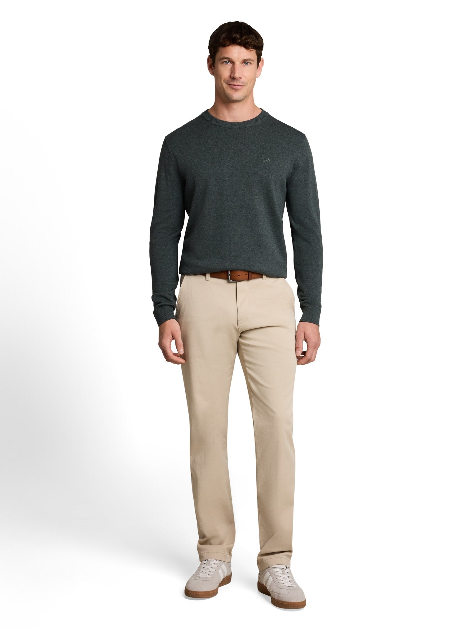 Tom Tailor Herren Pullover Darkest Olive M