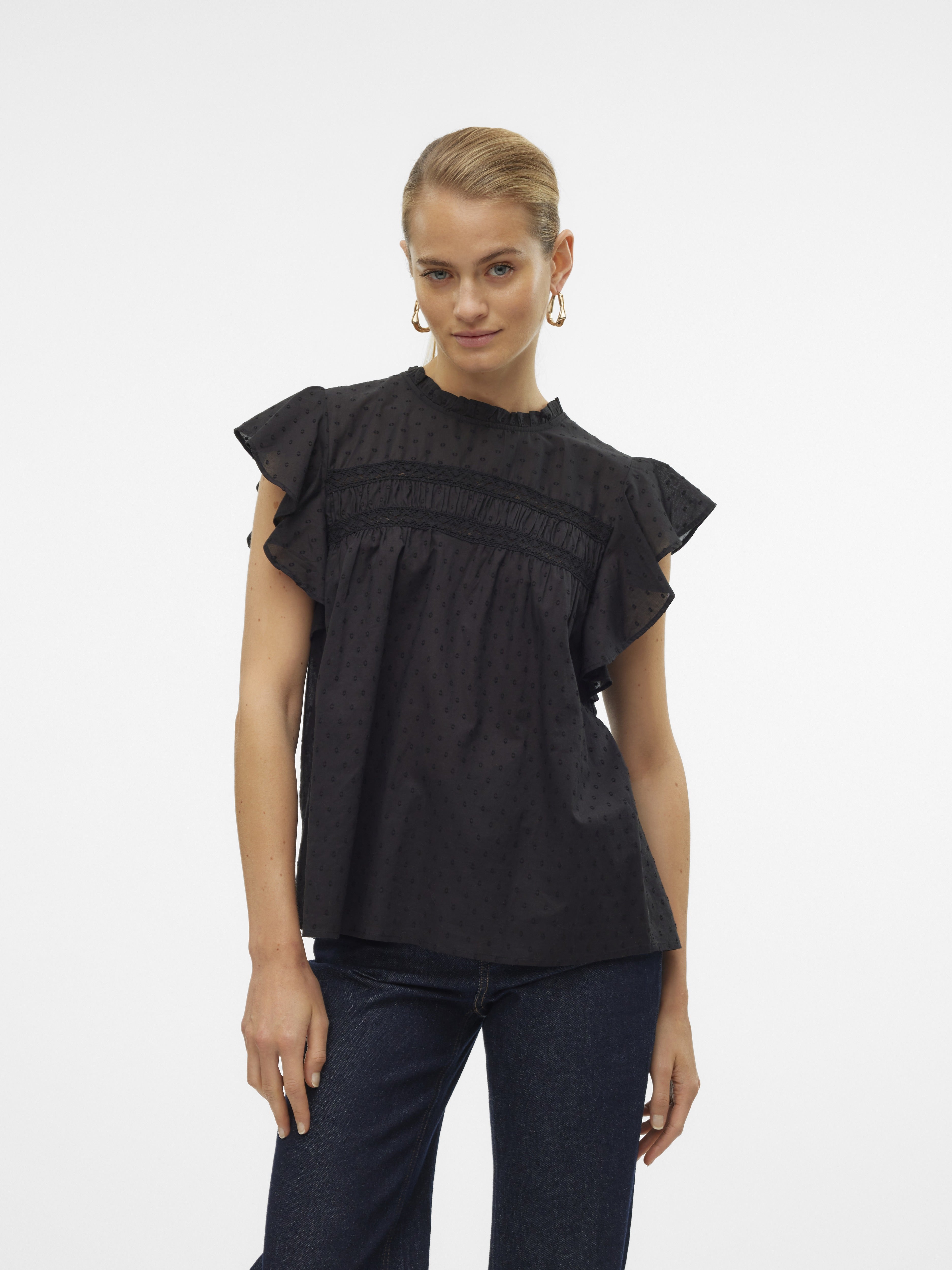 Vero Moda Damen T-Shirts Black
