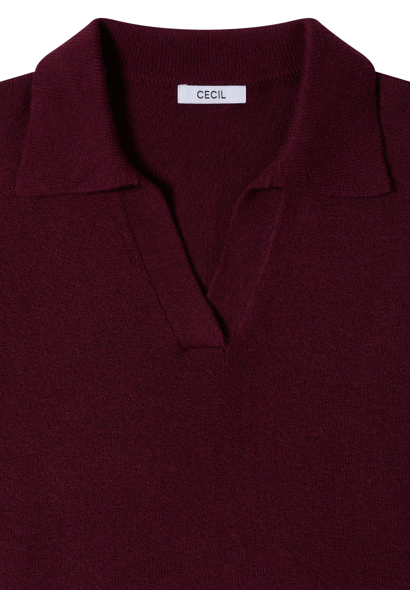 Cecil Damen Pullover Red Wine
