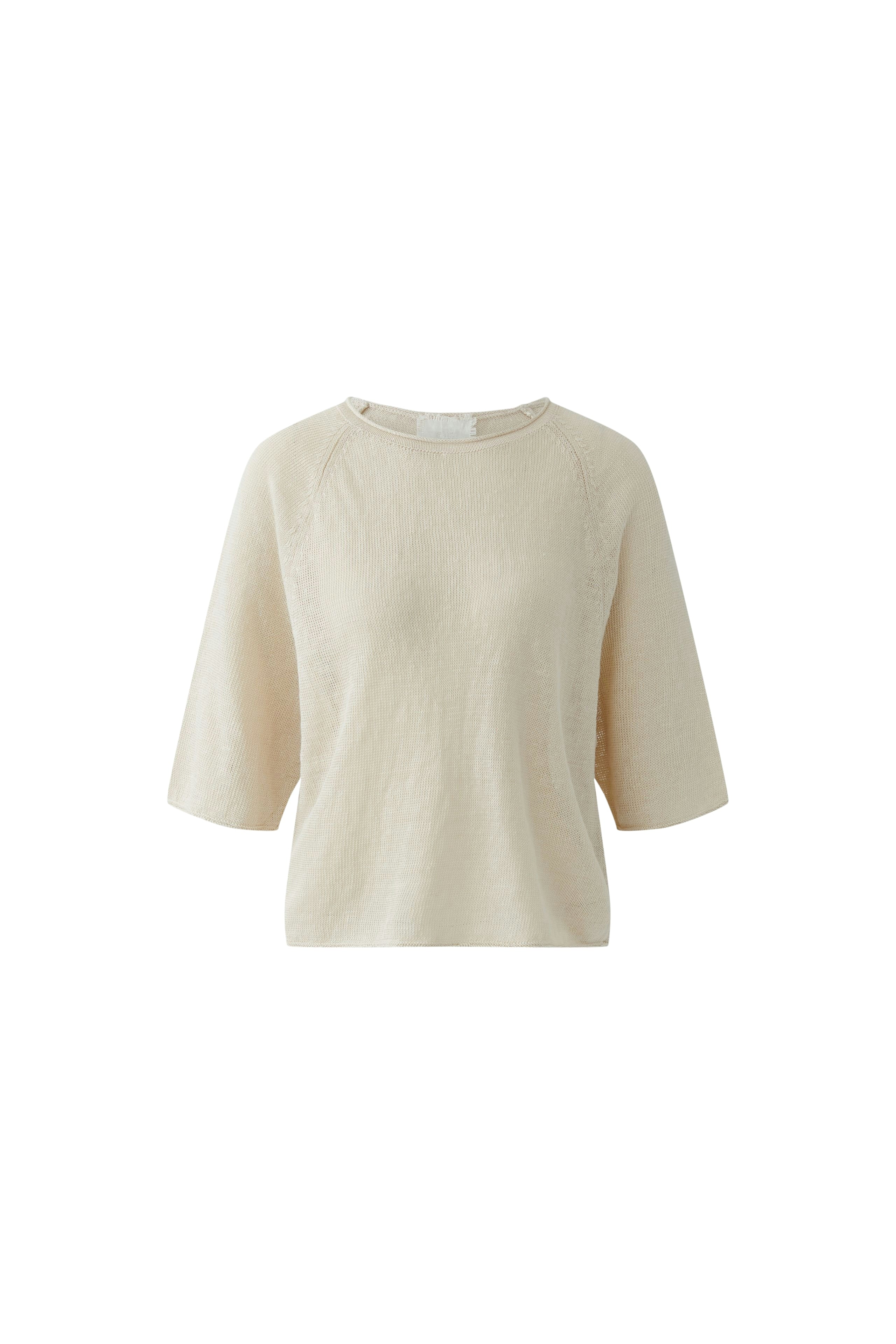 Oui Damen Pullover  Biscuit