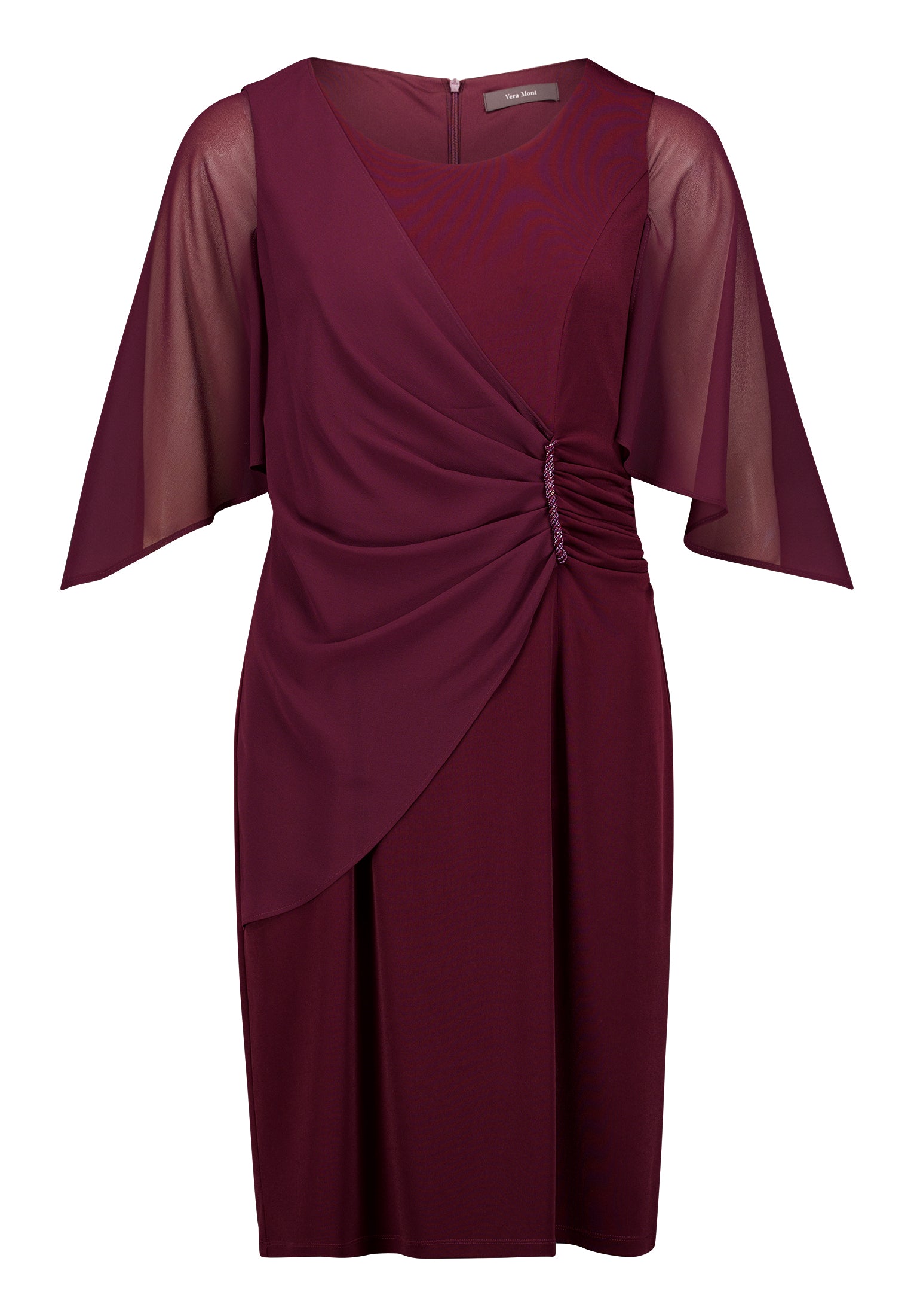 Vera Mont Damen Kleider Strong Aubergin