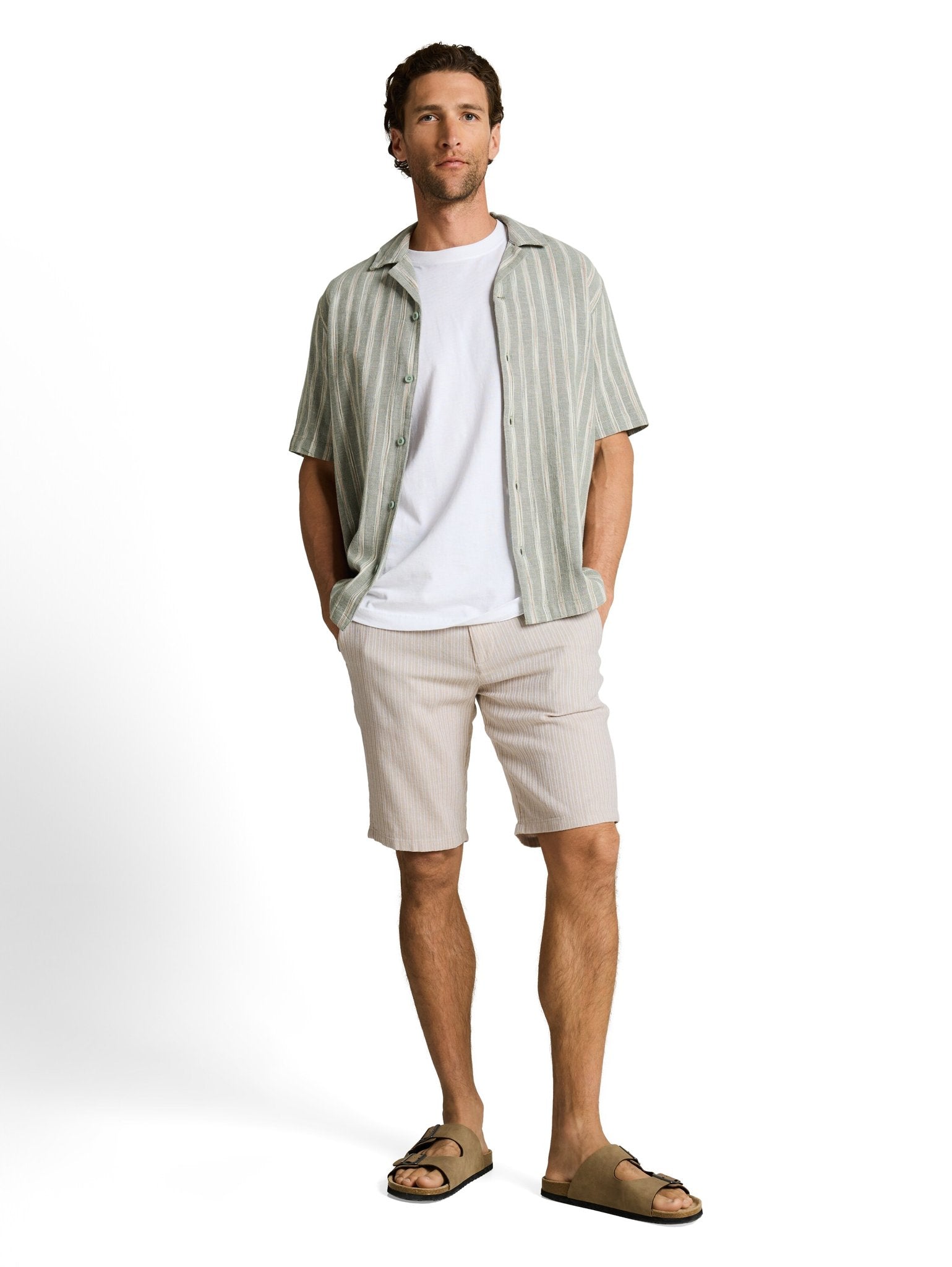 Tom Tailor Herren Hosen Cashew Beige St