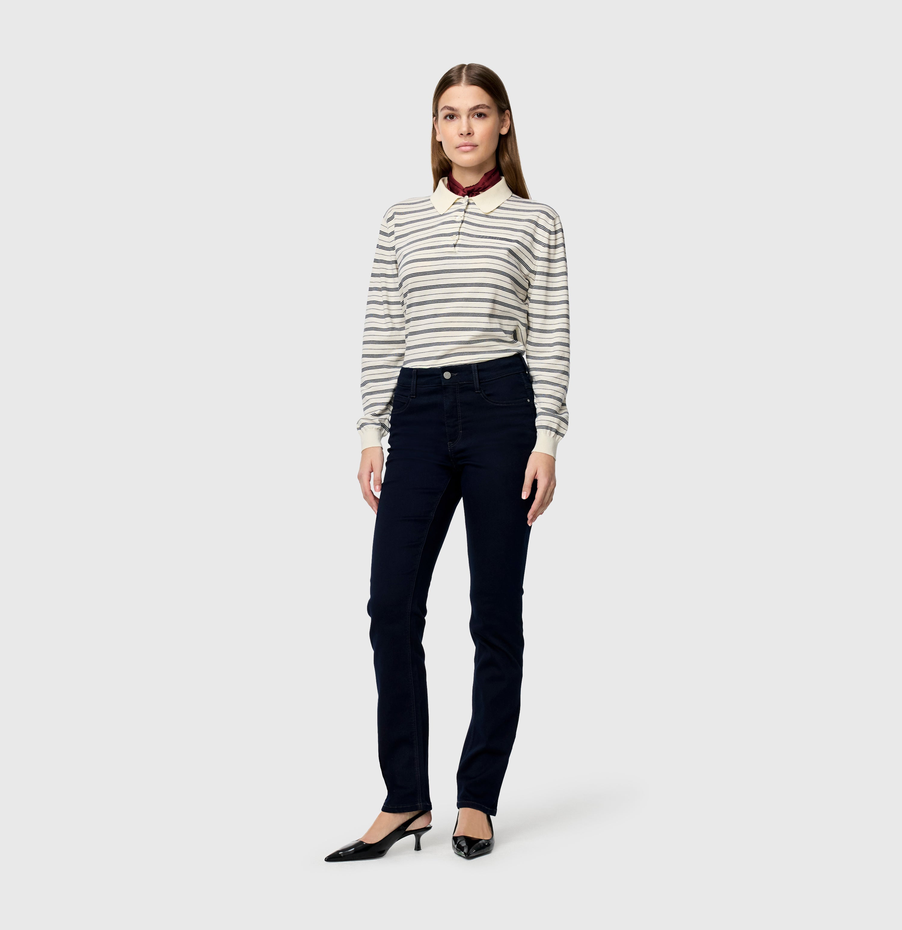 Mac Damen Jeans Dark Rinsewash