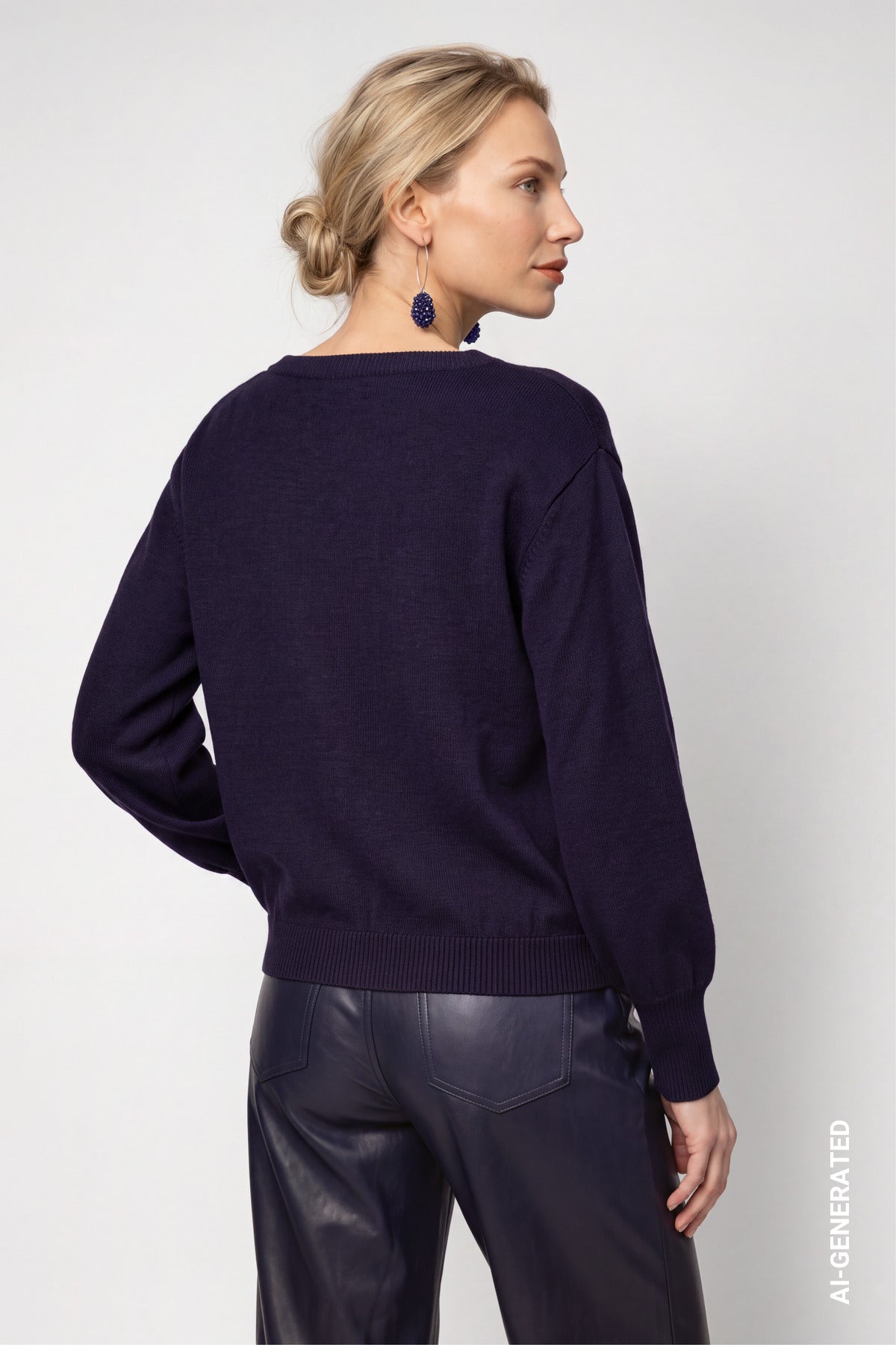 Monari Damen Pullover Dark Blue