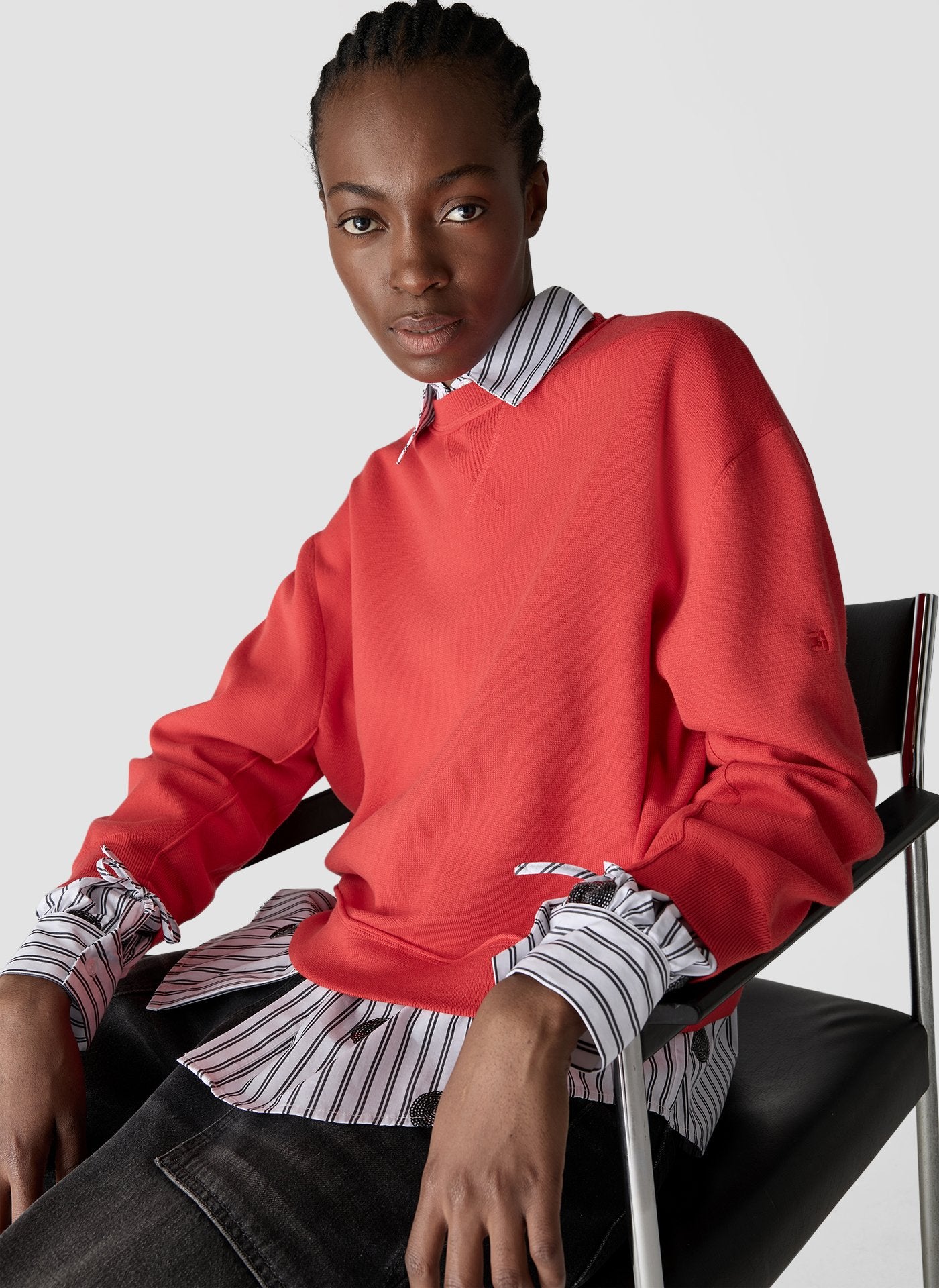 Le Comte Damen Pullover Paprika