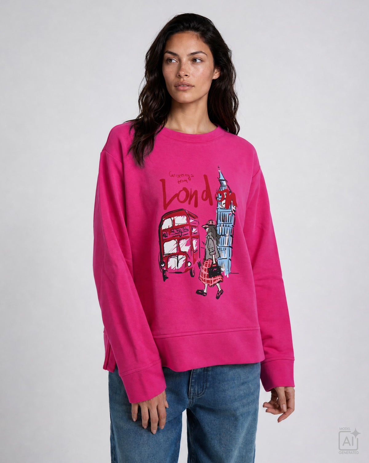 Milano Damen Sweatjacken Pink