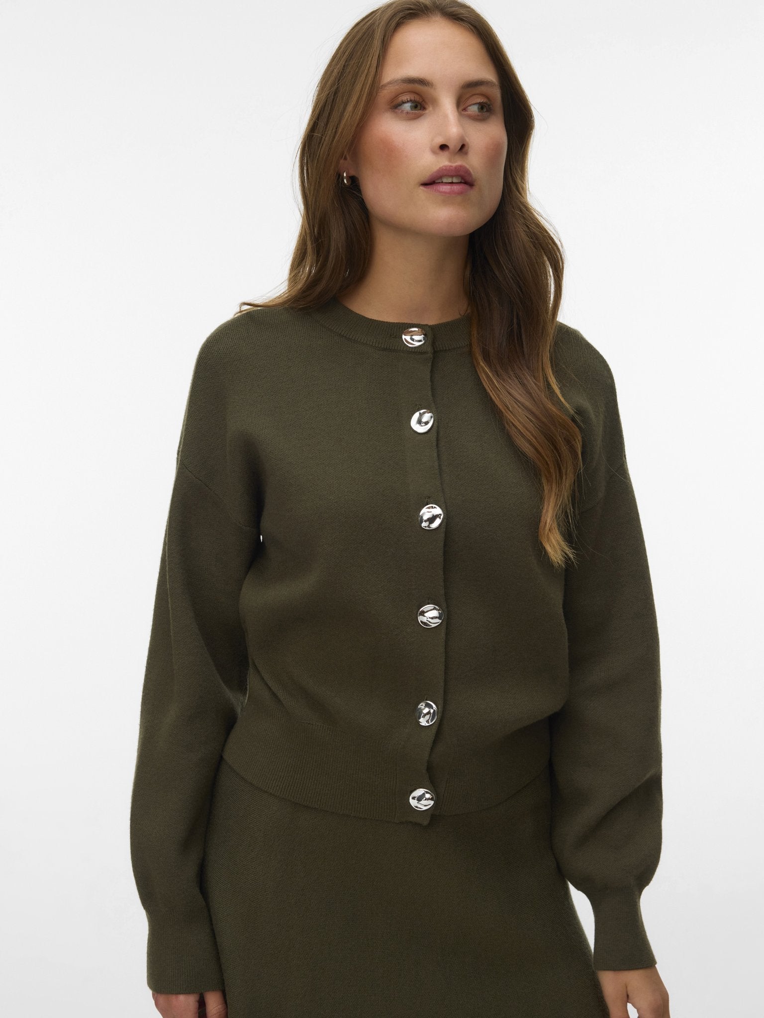 Vero Moda Damen Strickjacken Forest Night