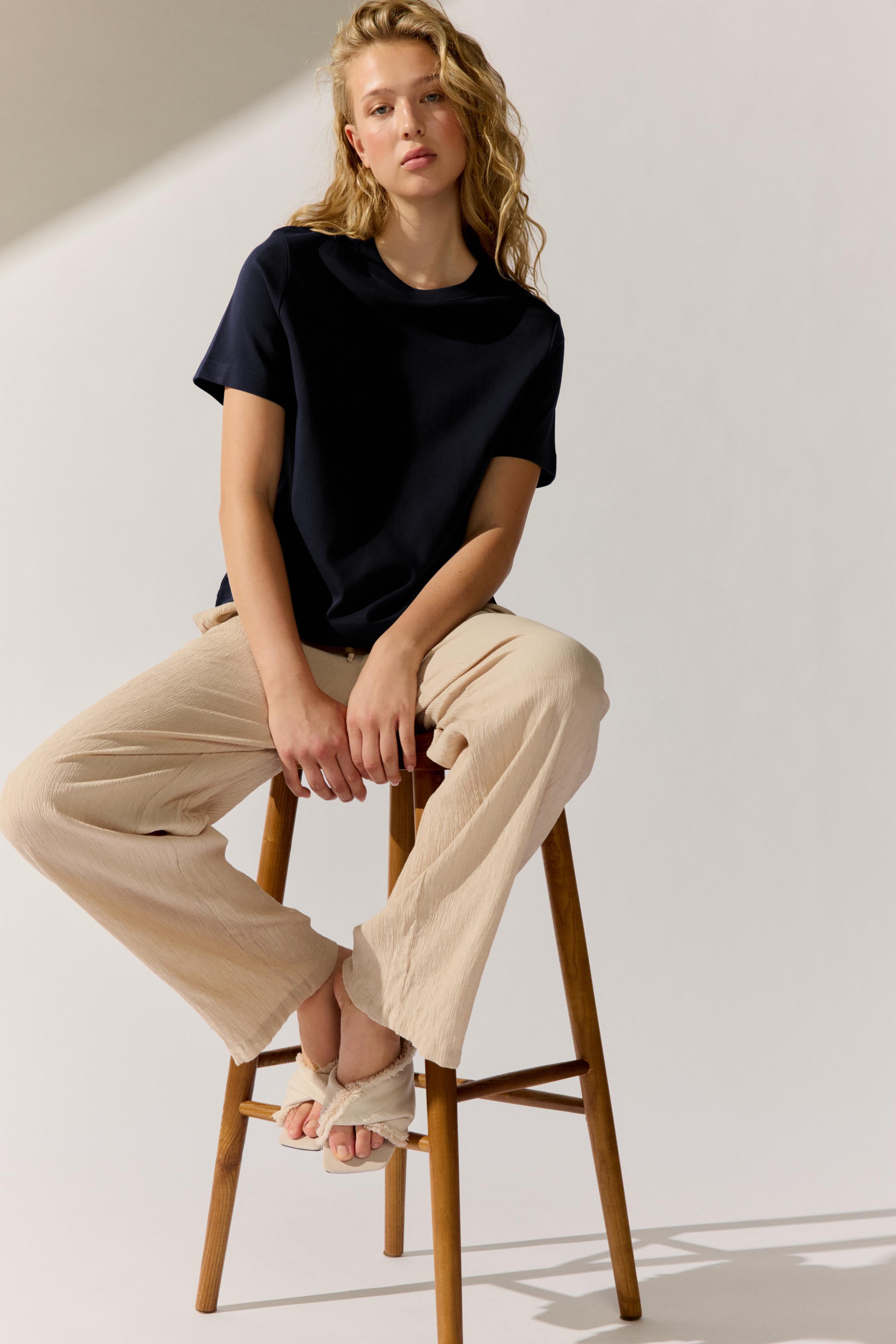 Fashion People Damen Hosen Warm Linen