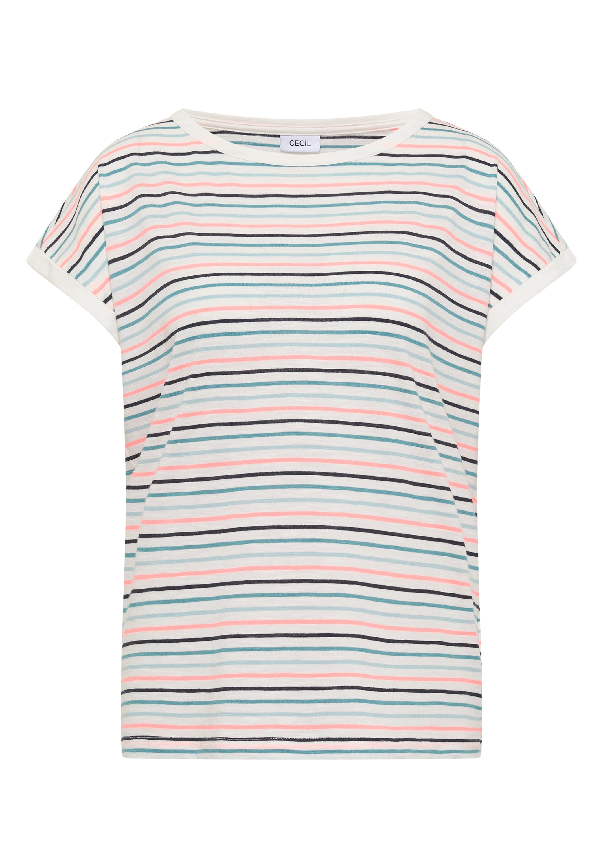 Cecil Damen T-Shirts  Vanilla W