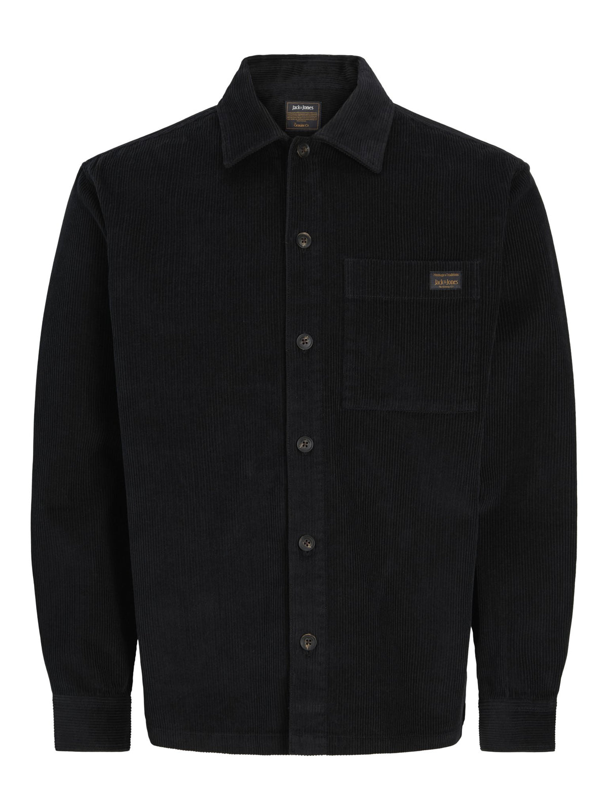 Jack & Jones Herren Hemden lang Black