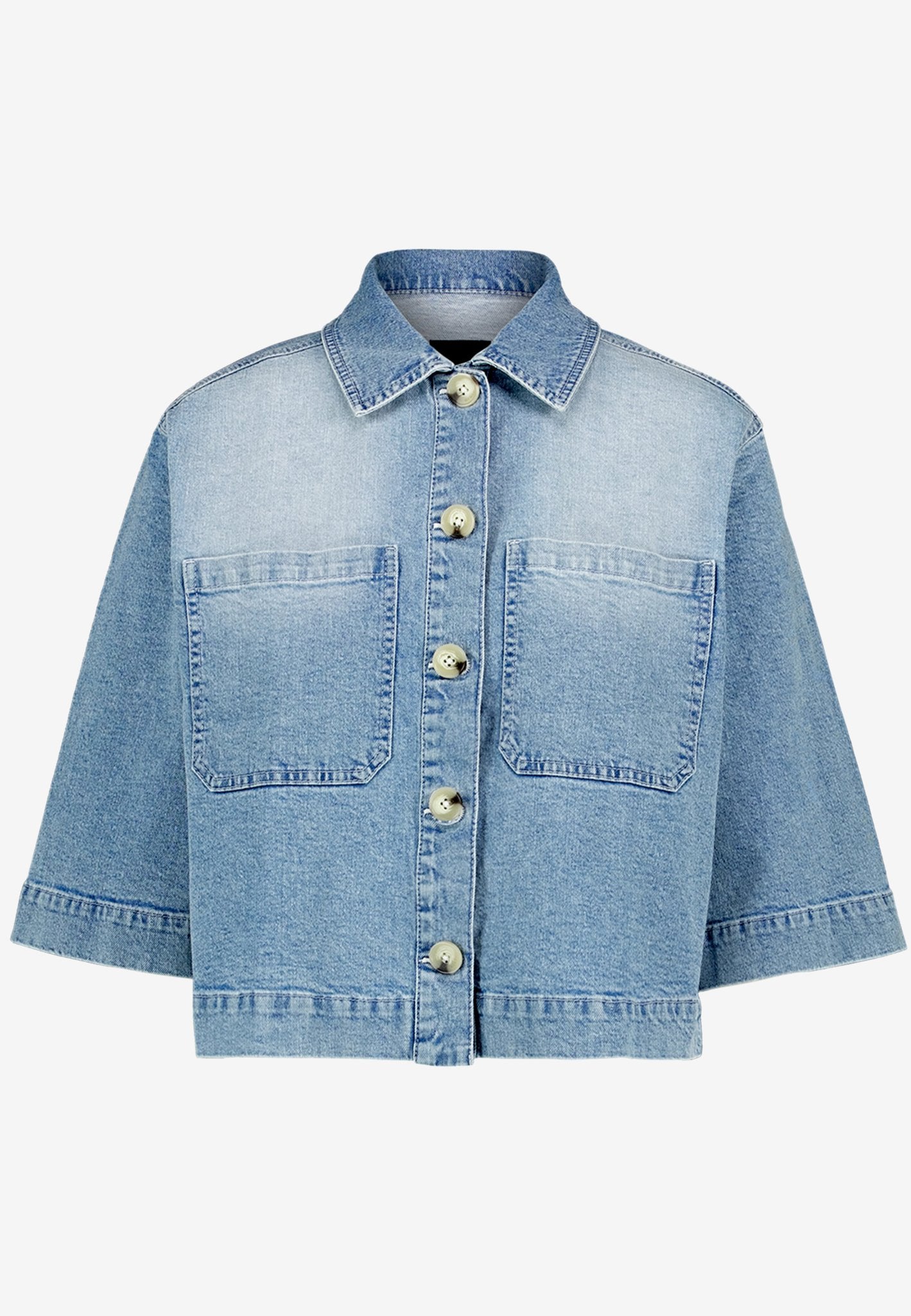 Zero Damen Blazer Light Blue Deni
