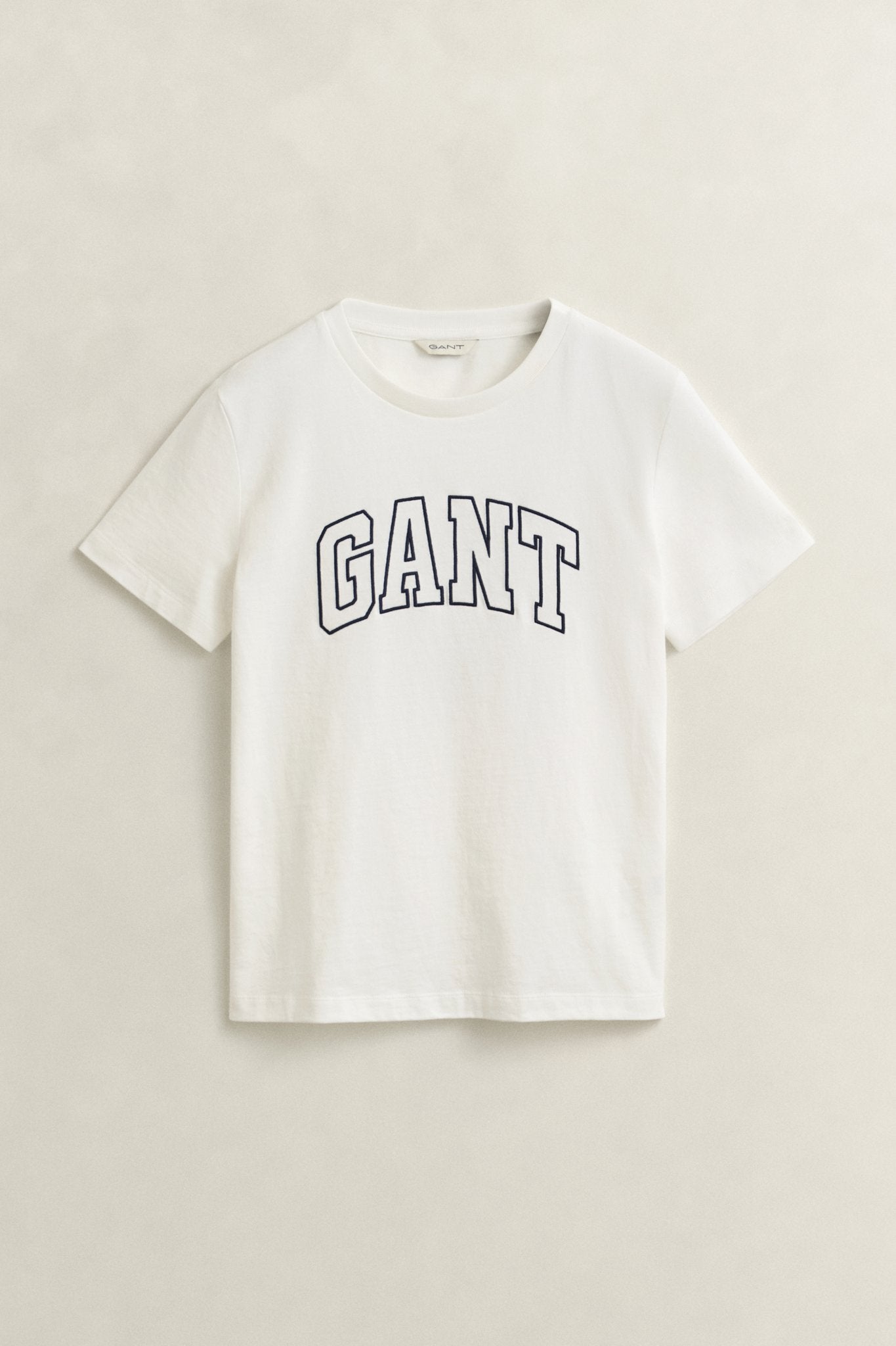 Gant Damen T-Shirts  Eggshell