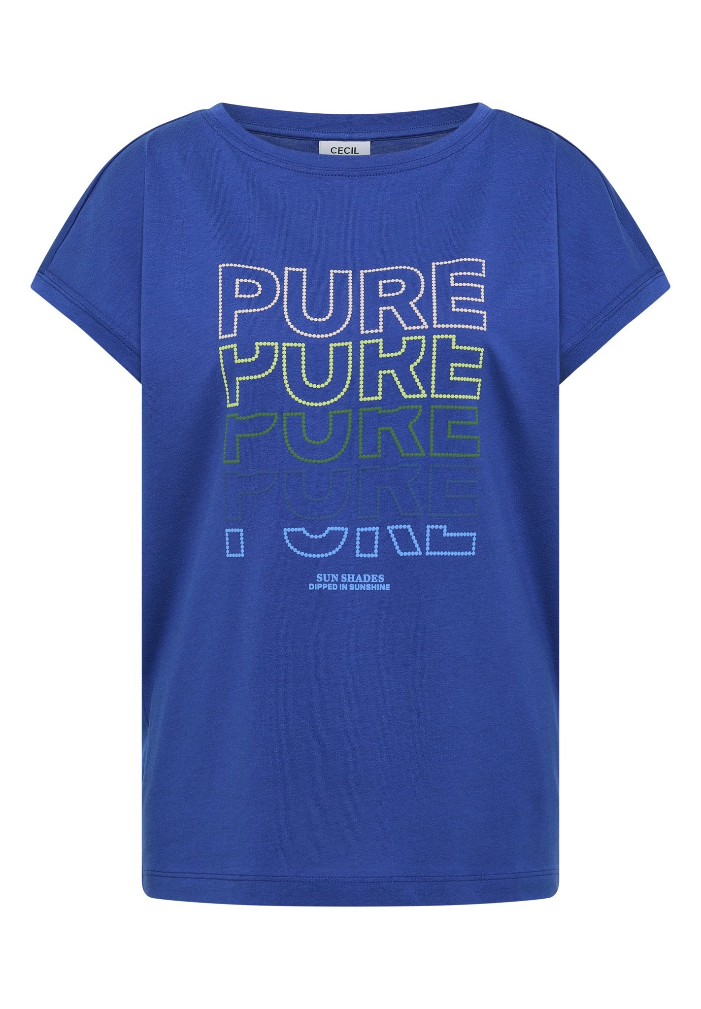 Cecil Damen T-Shirts  Deep Rive