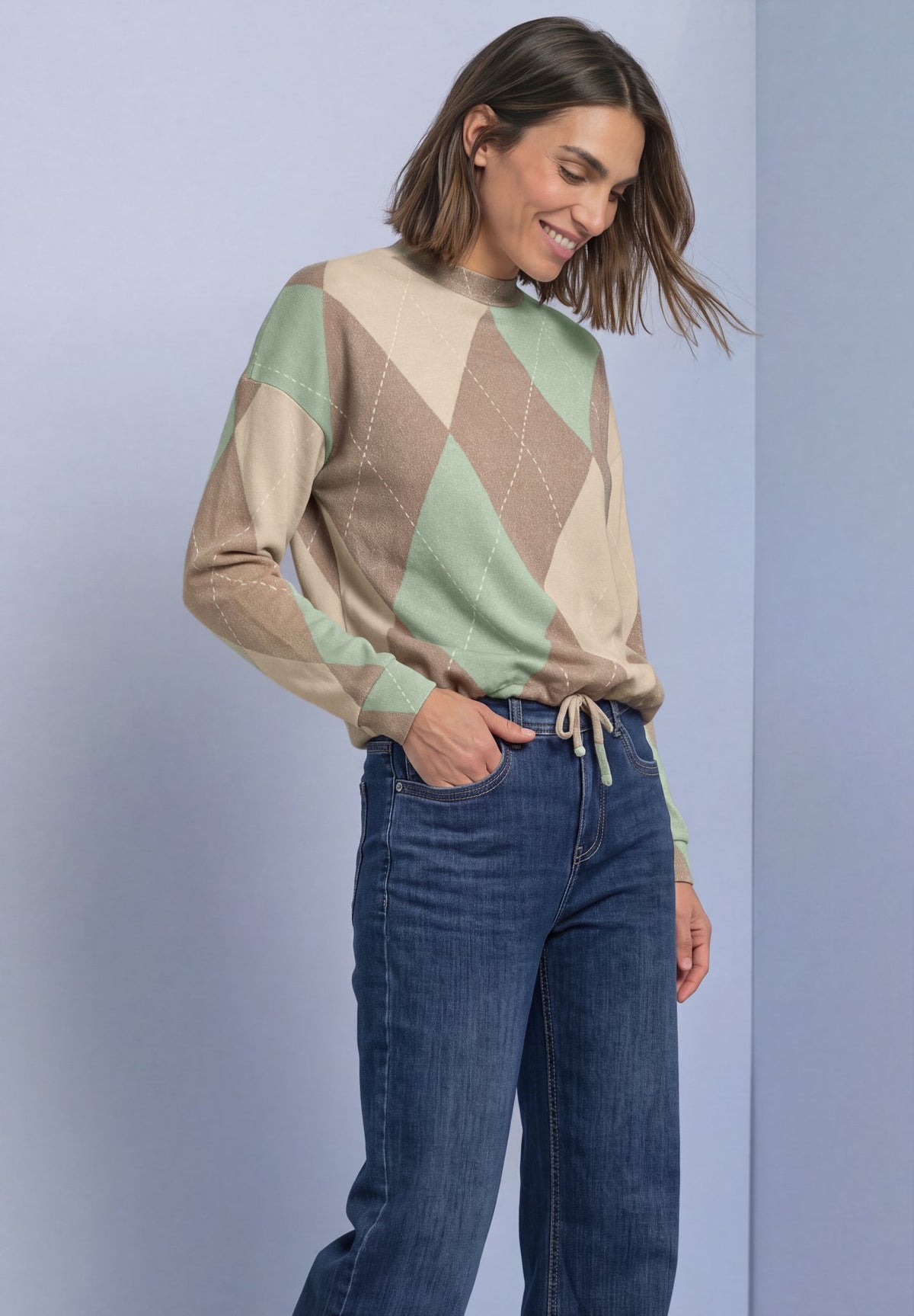 Street One Damen T-Shirts  Eucalyptu