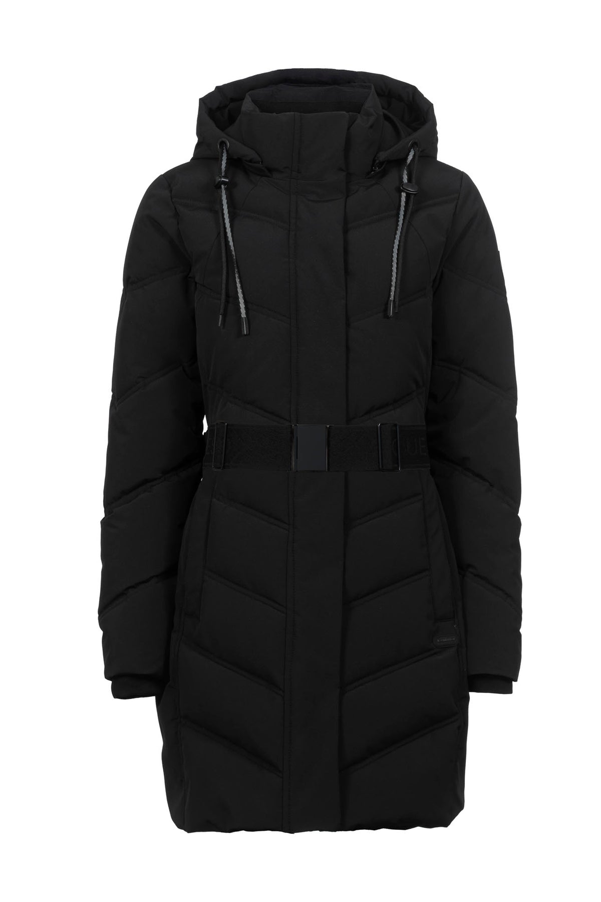 Soquesto Damen Mantel Schwarz