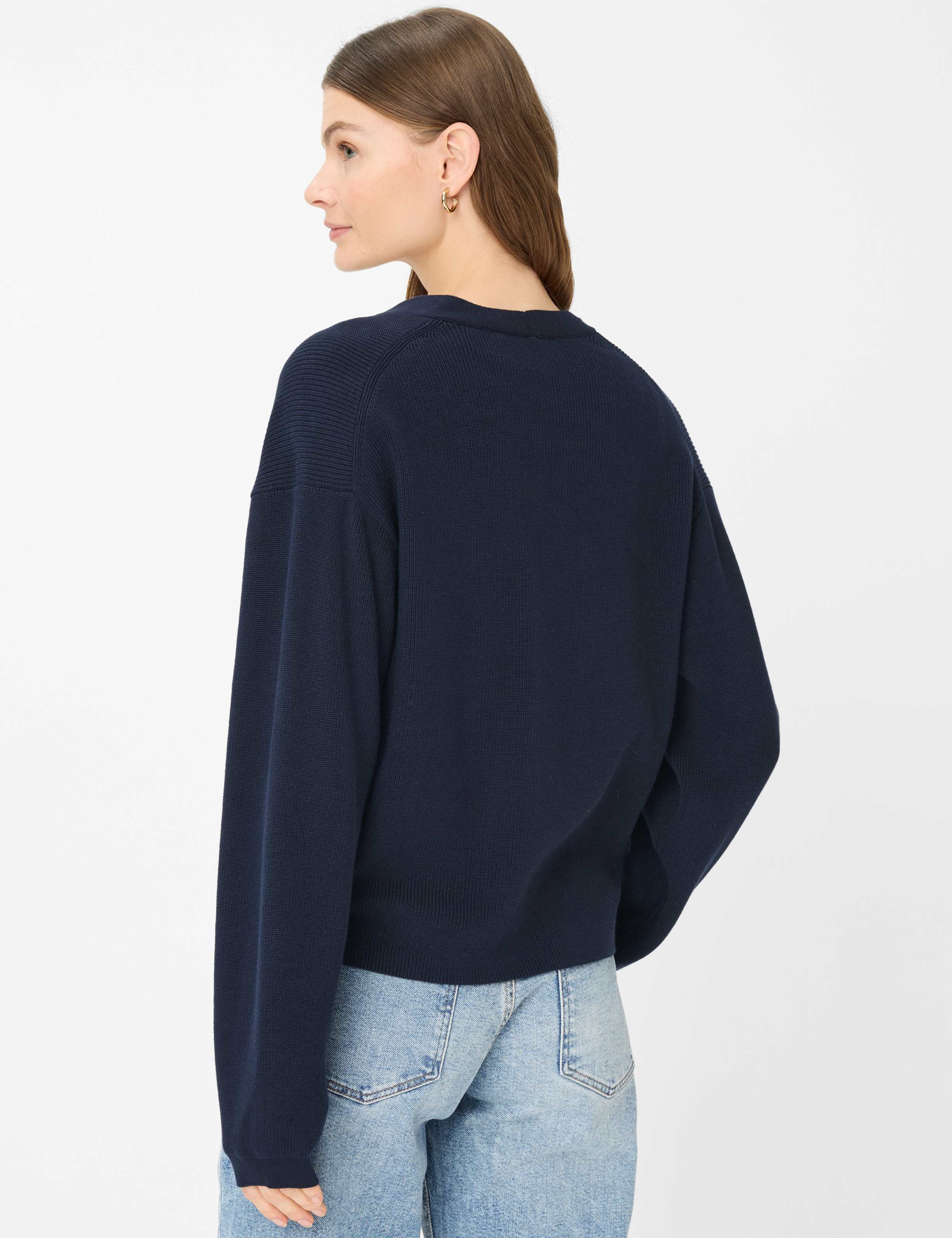 Brax Damen Strickjacken Navy