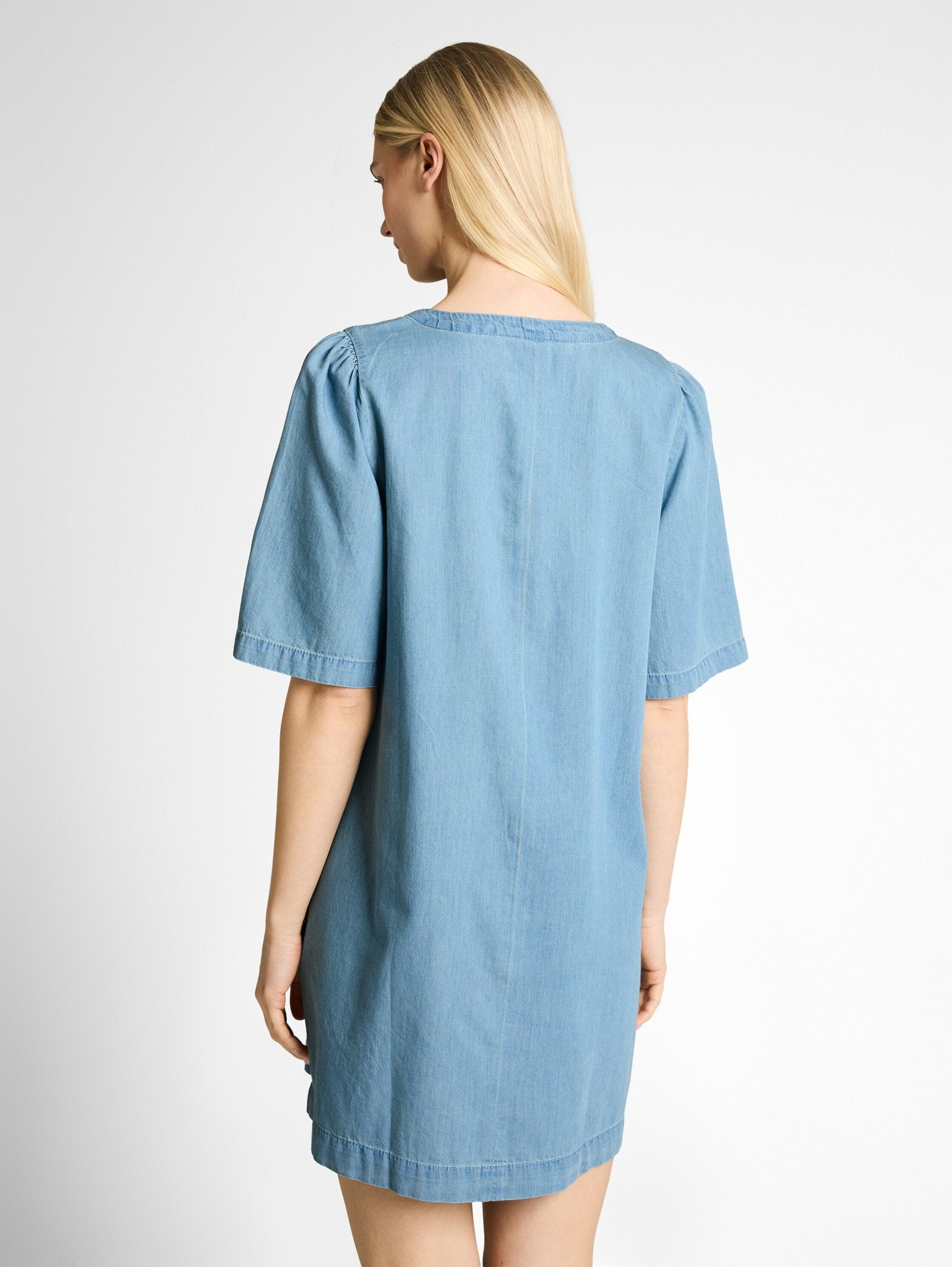 Tom Tailor denim Damen Kleider Clean Light Sto