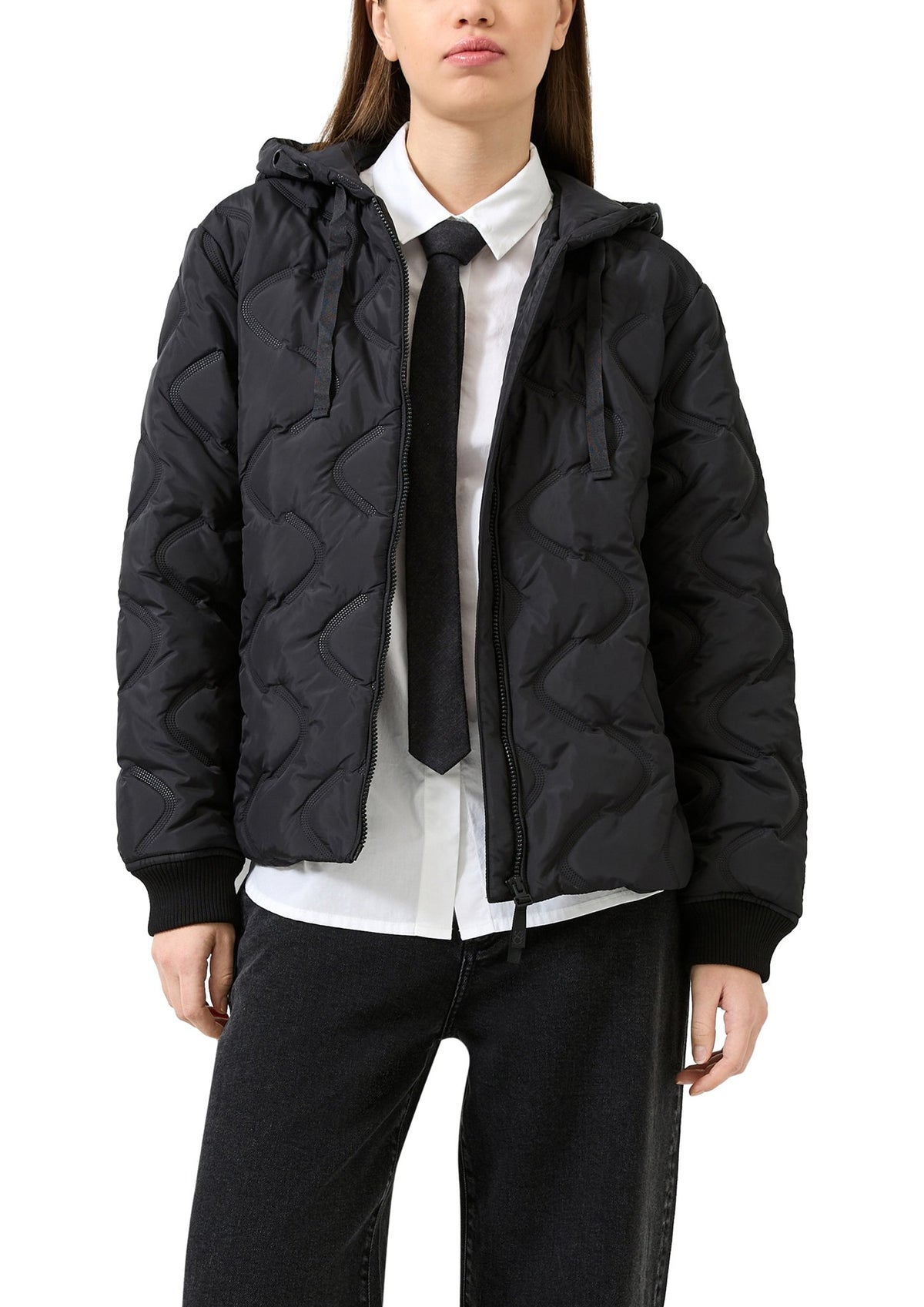 QS by S.Oliver Damen Jacken Grey/Black