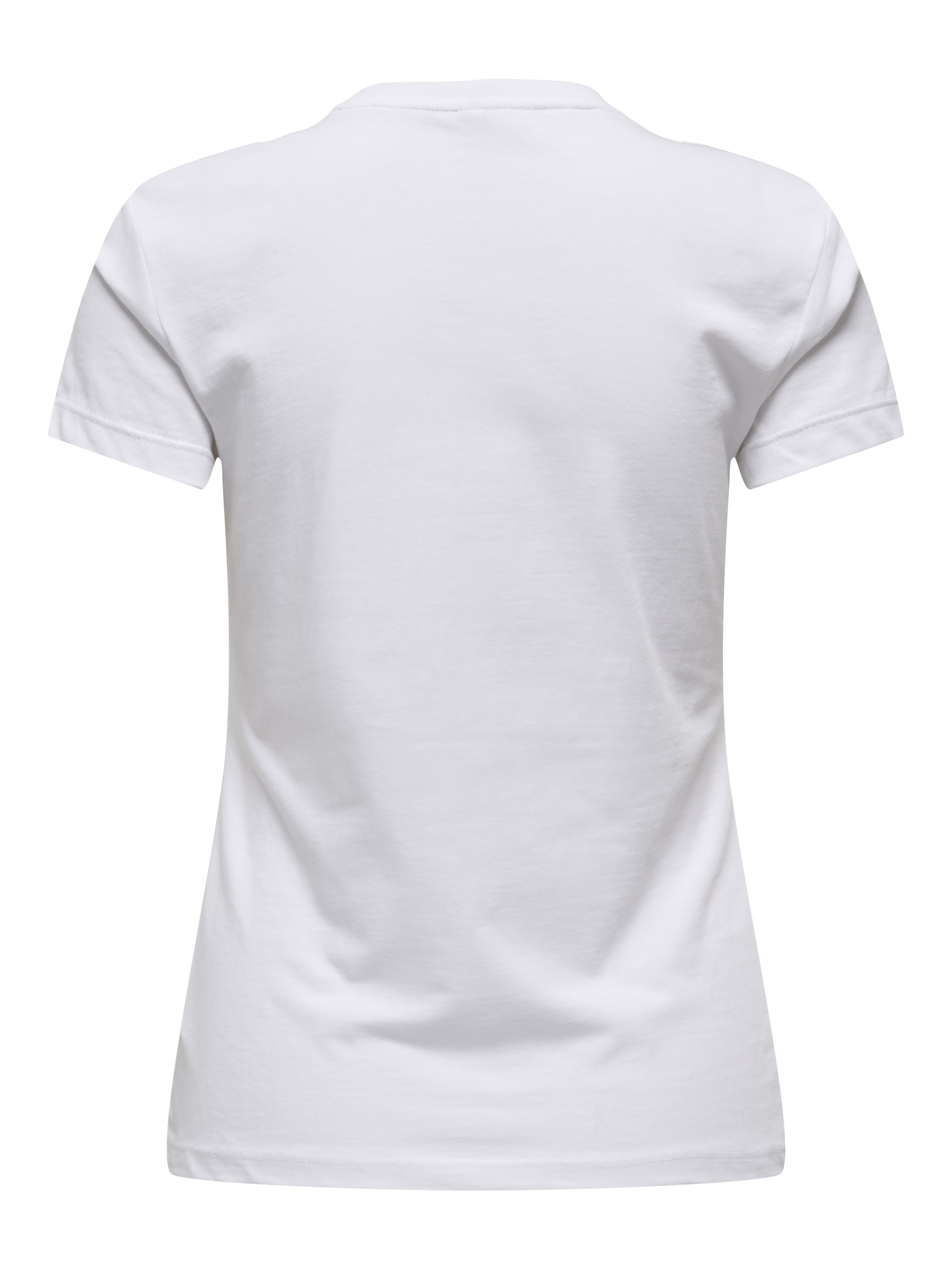 Only Damen T-Shirts Bright White/Ro